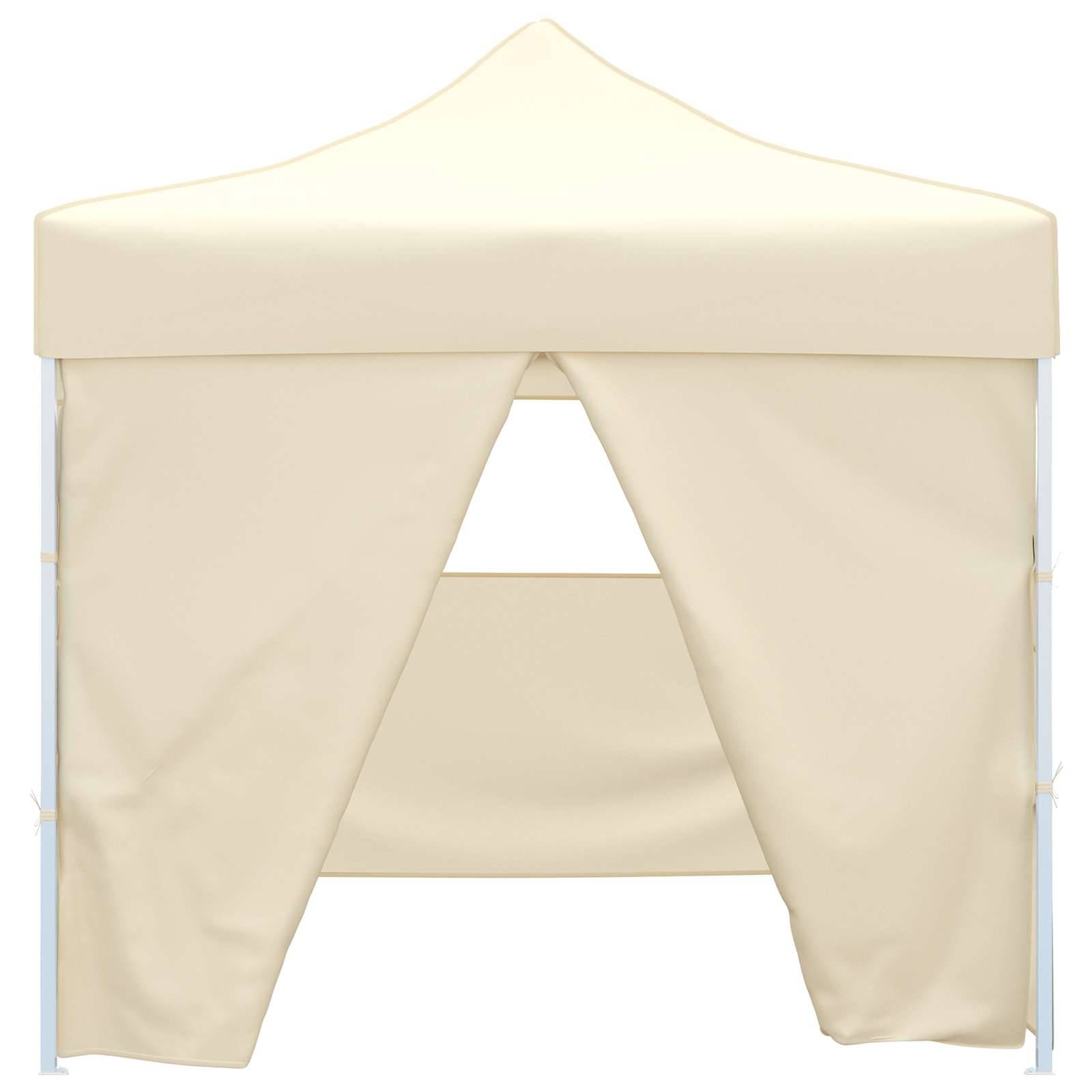 vidaXL Party-Zelt Creme 291 x 291 x 315 cm Oxford-Stoff