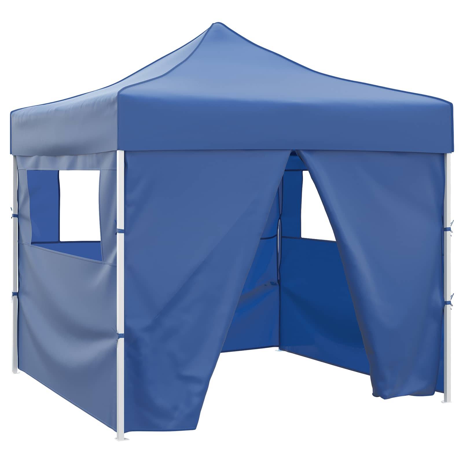 vidaXL Party-Zelt Blau 291 x 291 x 315 cm Oxford-Stoff