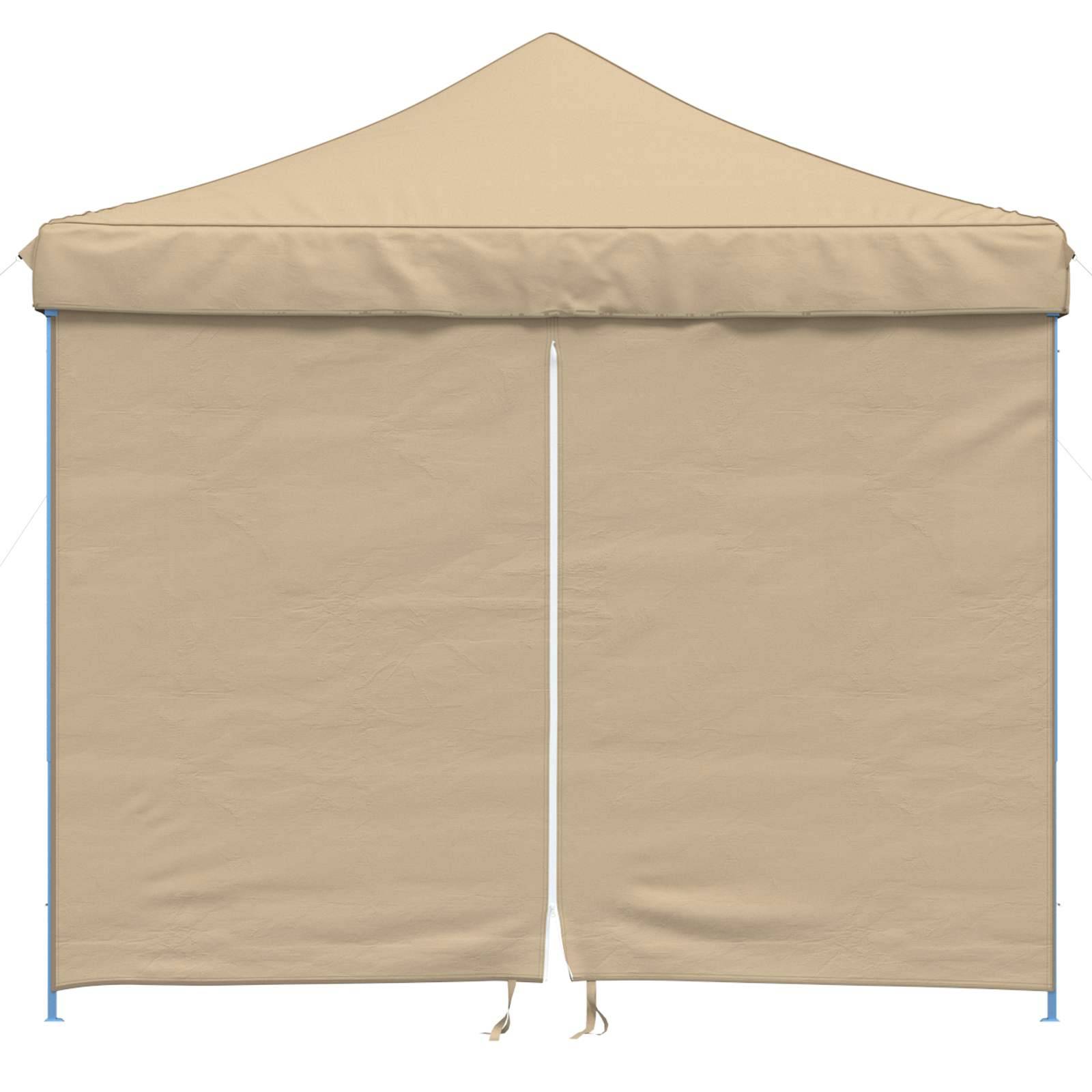 vidaXL Party-Zelt Beige 292 x 292 x 315 cm Oxford-Stoff