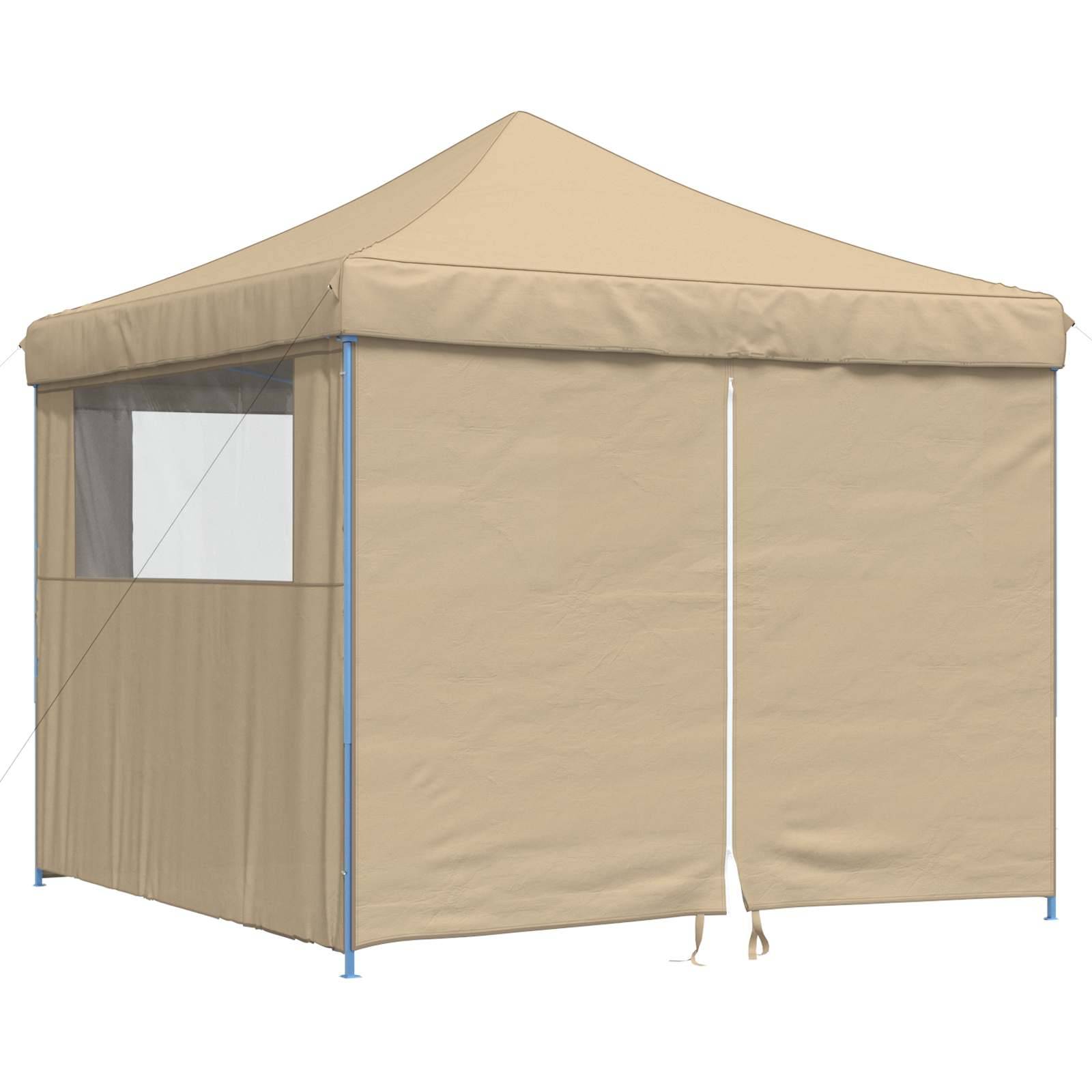 vidaXL Party-Zelt Beige 292 x 292 x 315 cm Oxford-Stoff