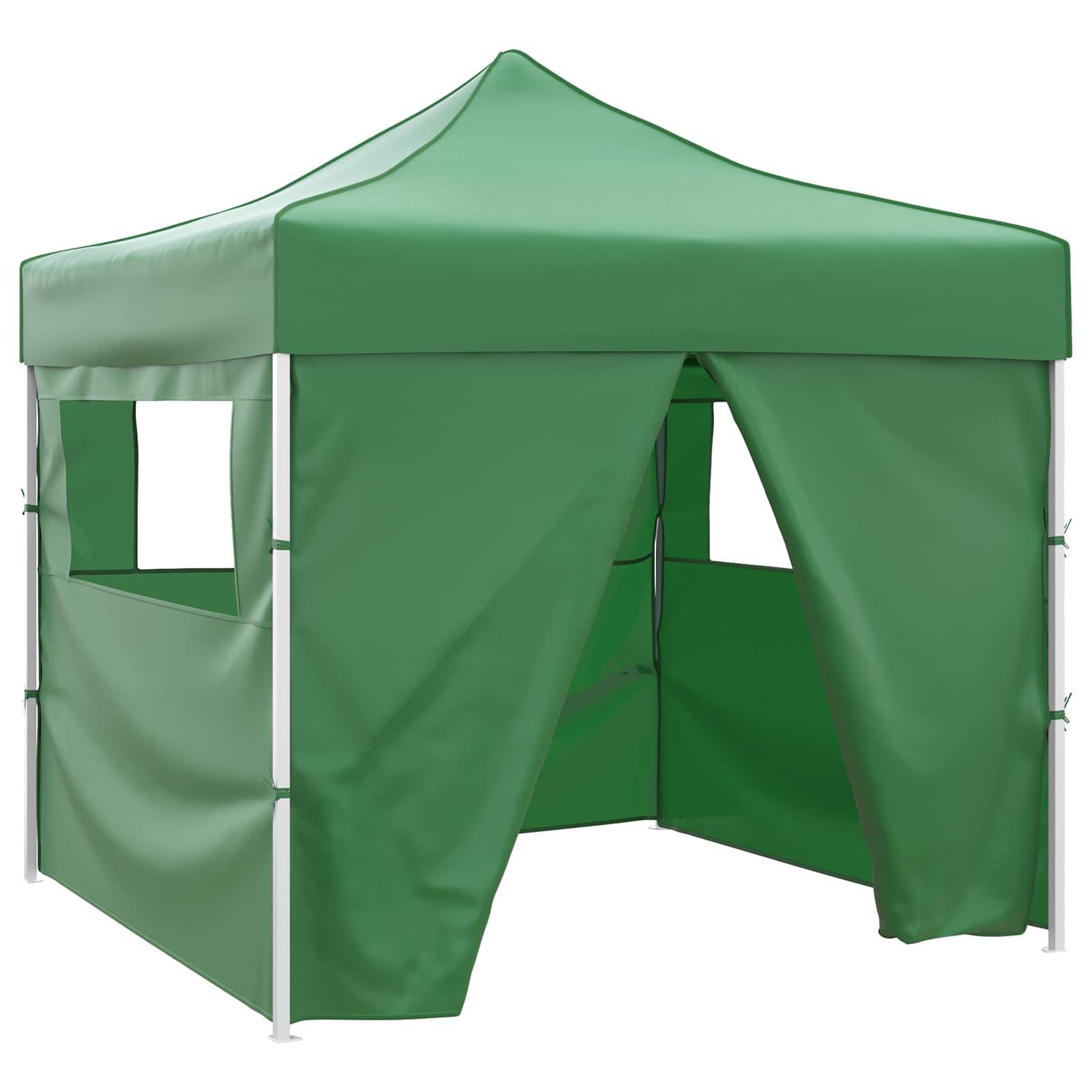 vidaXL Party-Zelt Grün 291 x 291 x 315 cm Oxford-Stoff