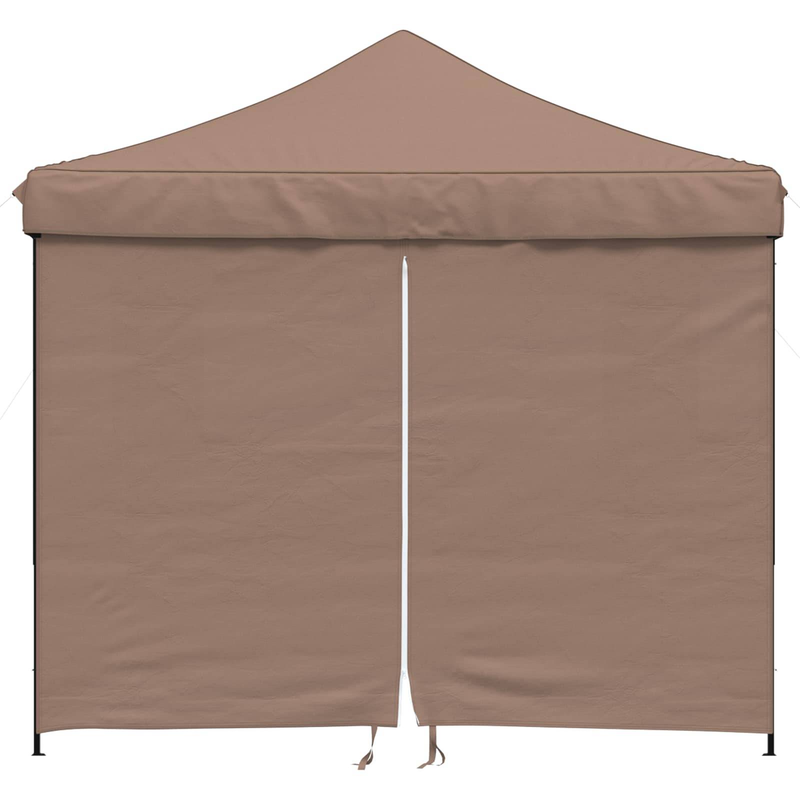 vidaXL Party-Zelt Braun 292 x 292 x 315 cm Oxford-Stoff