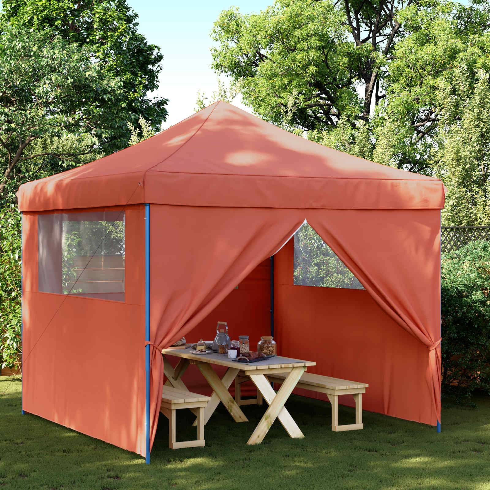 vidaXL Party-Zelt Terrakotta 292 x 292 x 315 cm Oxford-Stoff
