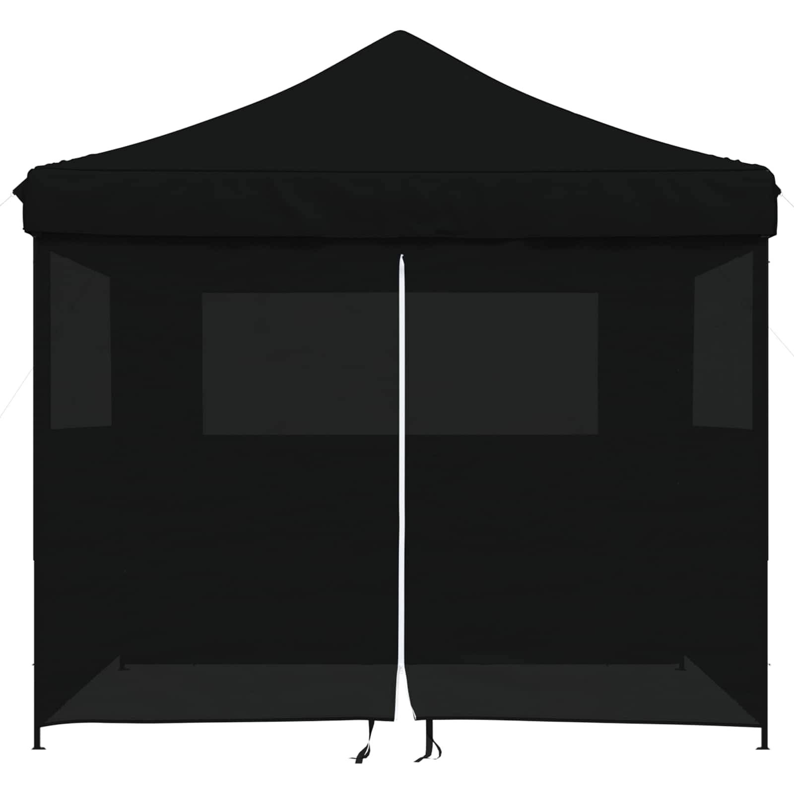vidaXL Party-Zelt Schwarz 292 x 292 x 315 cm Oxford-Stoff