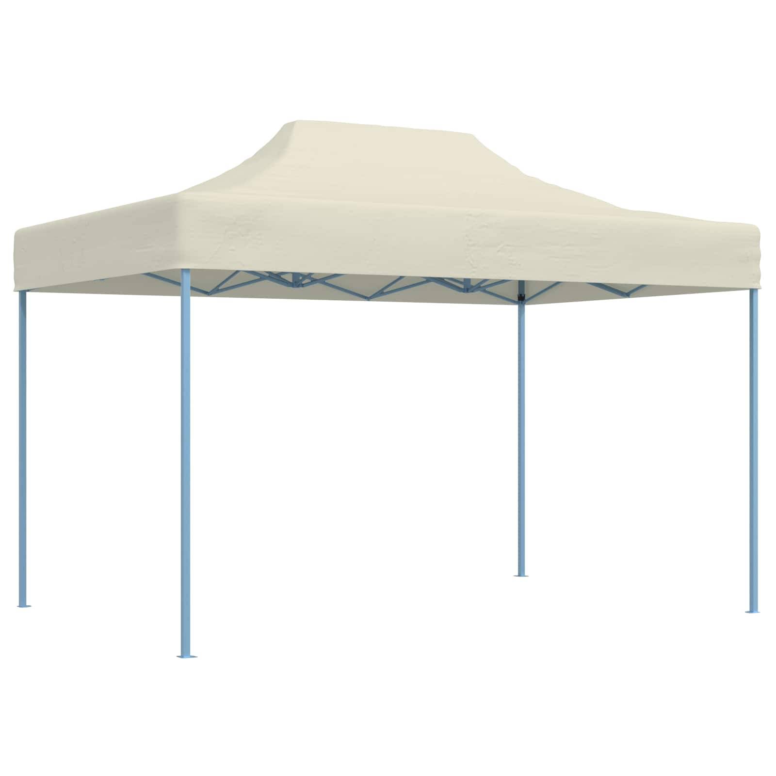 vidaXL Party-Zelt Creme 280 x 410 x 315 cm Oxford-Stoff