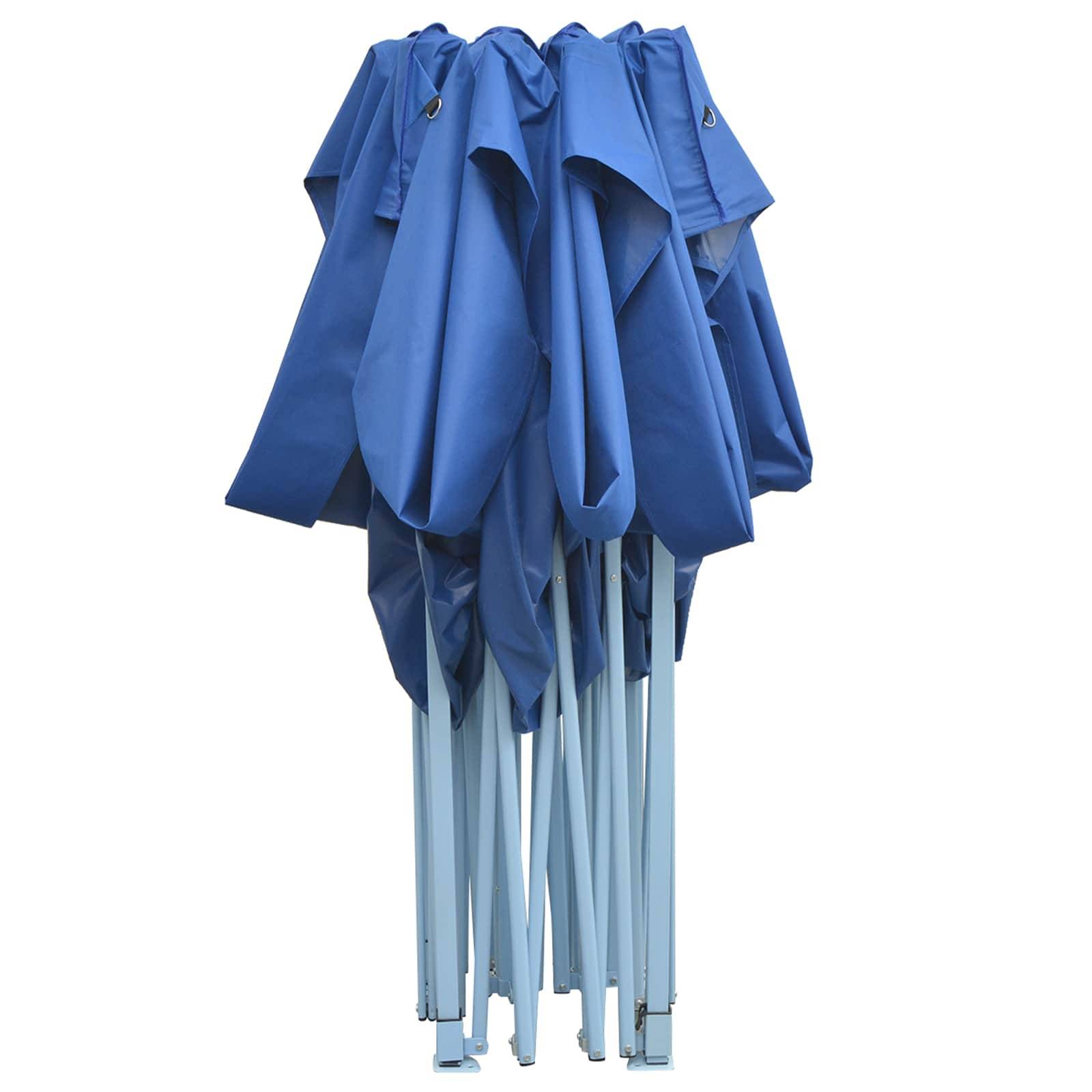 vidaXL Party-Zelt Blau 280 x 410 x 315 cm Oxford-Stoff