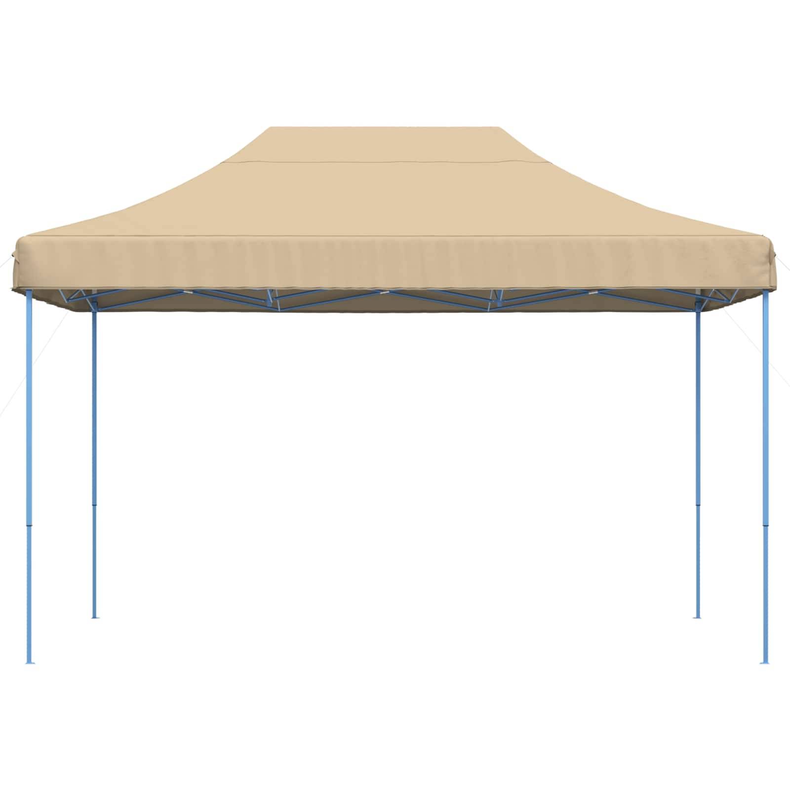 vidaXL Party-Zelt Beige 279 x 410 x 315 cm Oxford-Stoff