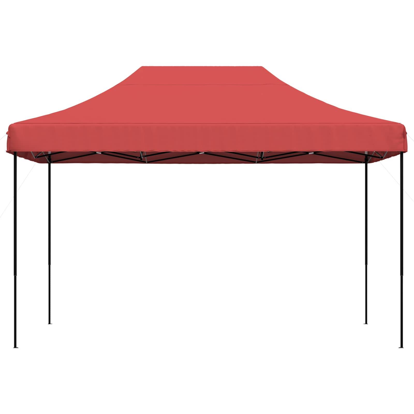 vidaXL Party-Zelt Bordeauxrot 279 x 410 x 315 cm Oxford-Stoff