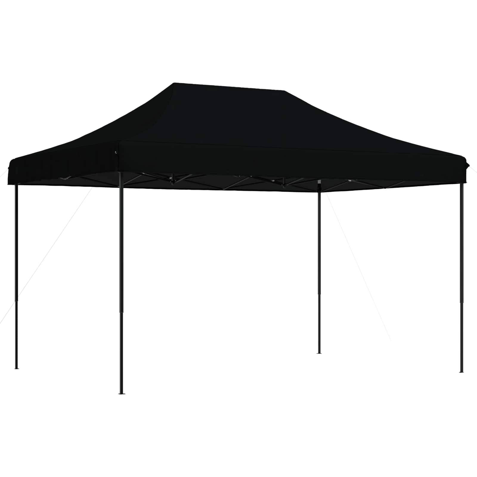 vidaXL Party-Zelt Schwarz 279 x 410 x 315 cm Oxford-Stoff