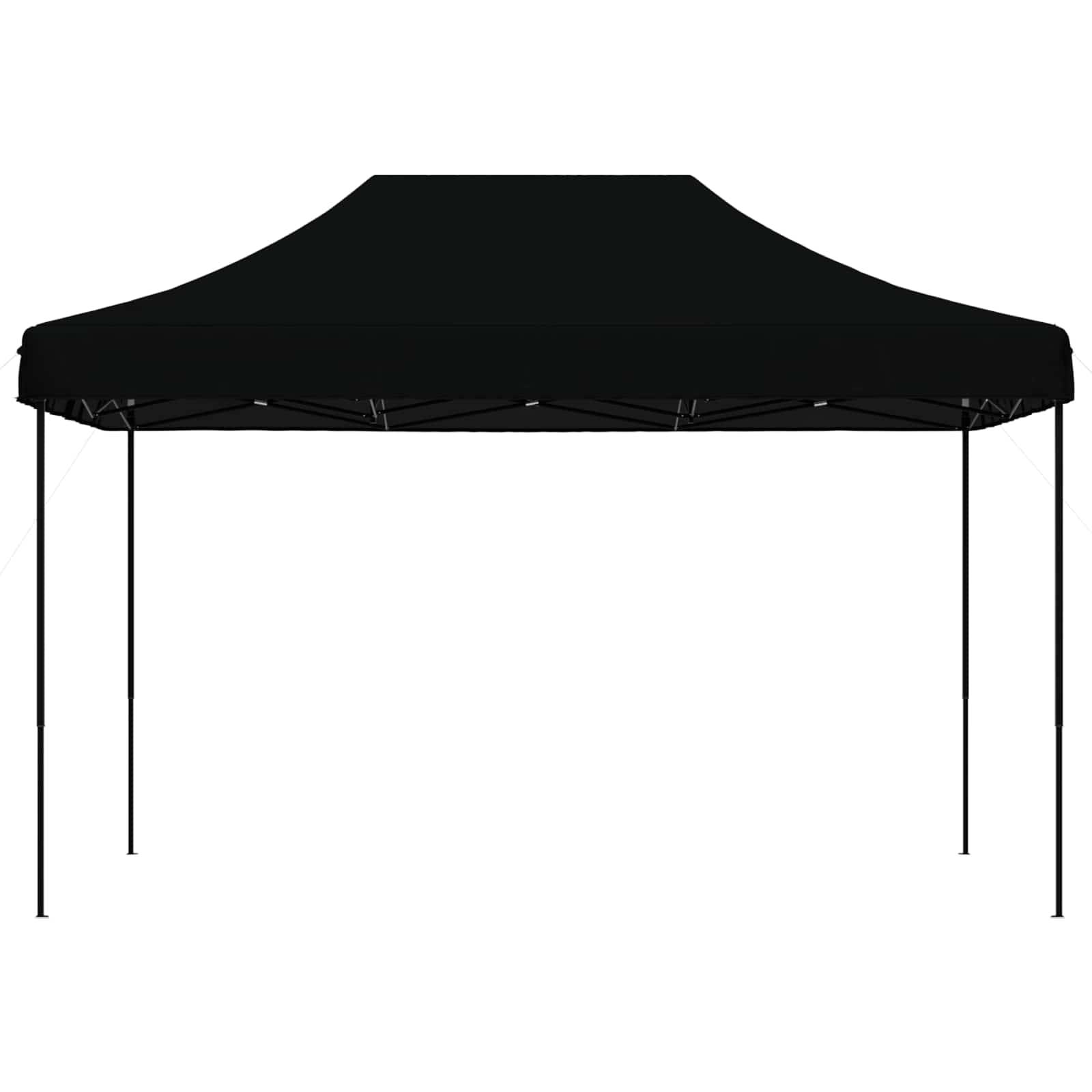 vidaXL Party-Zelt Schwarz 279 x 410 x 315 cm Oxford-Stoff