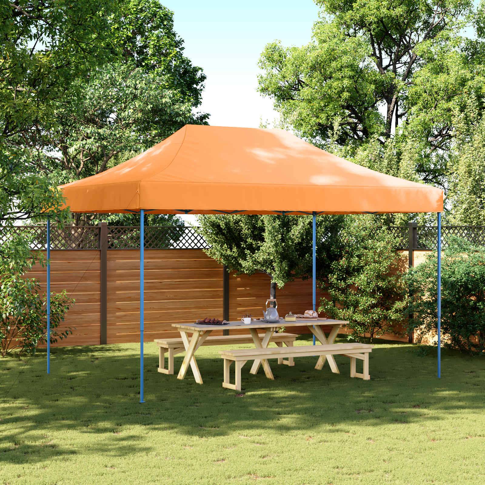 vidaXL Party-Zelt Orange 279 x 410 x 315 cm Oxford-Stoff