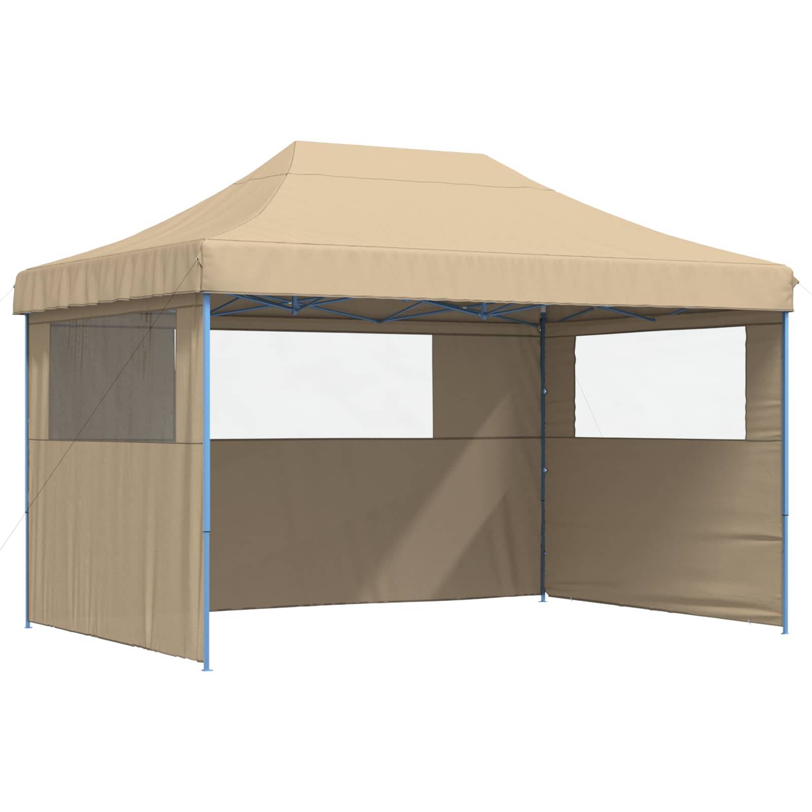 vidaXL Party-Zelt Beige 279 x 410 x 315 cm Oxford-Stoff