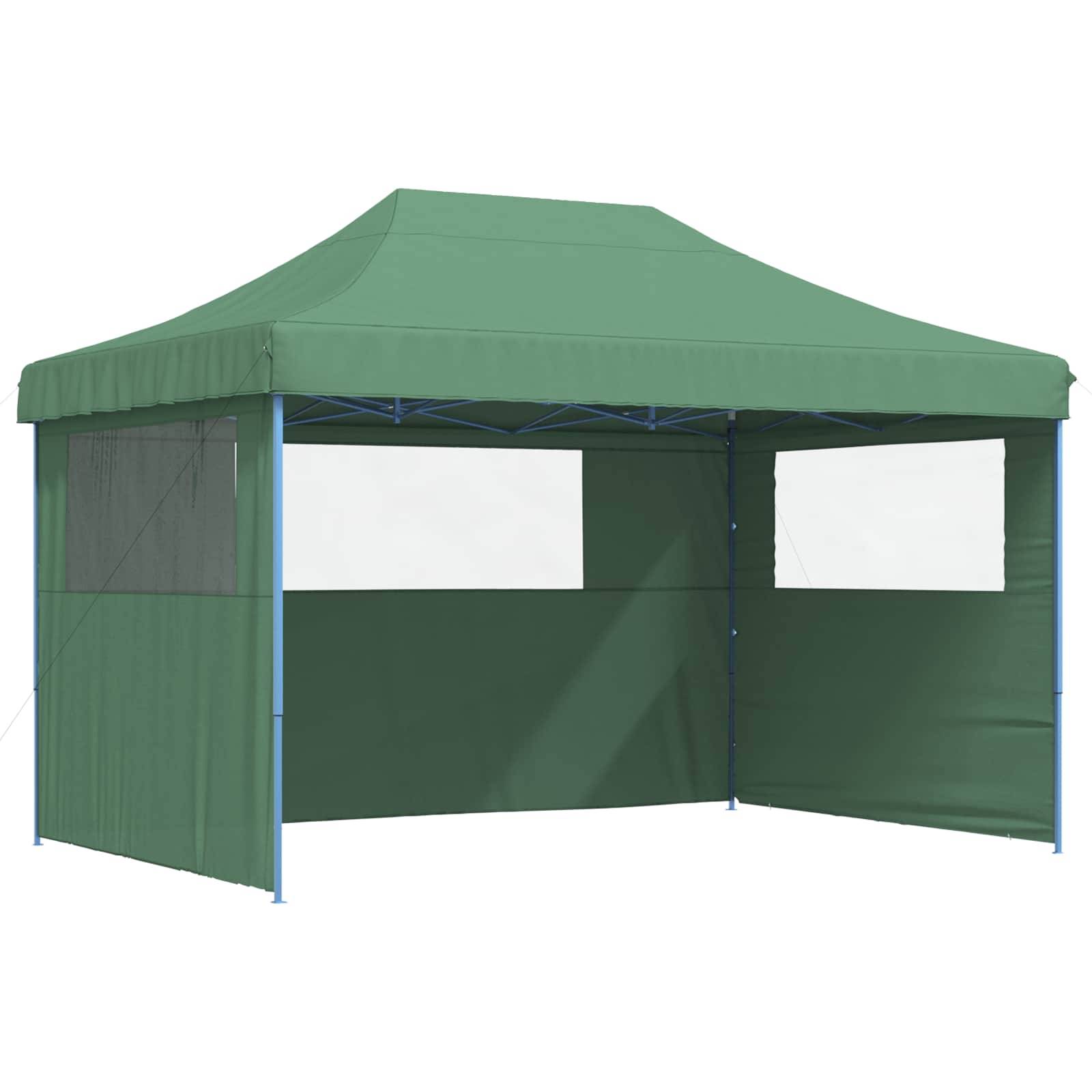 vidaXL Party-Zelt Grün 279 x 410 x 315 cm Oxford-Stoff