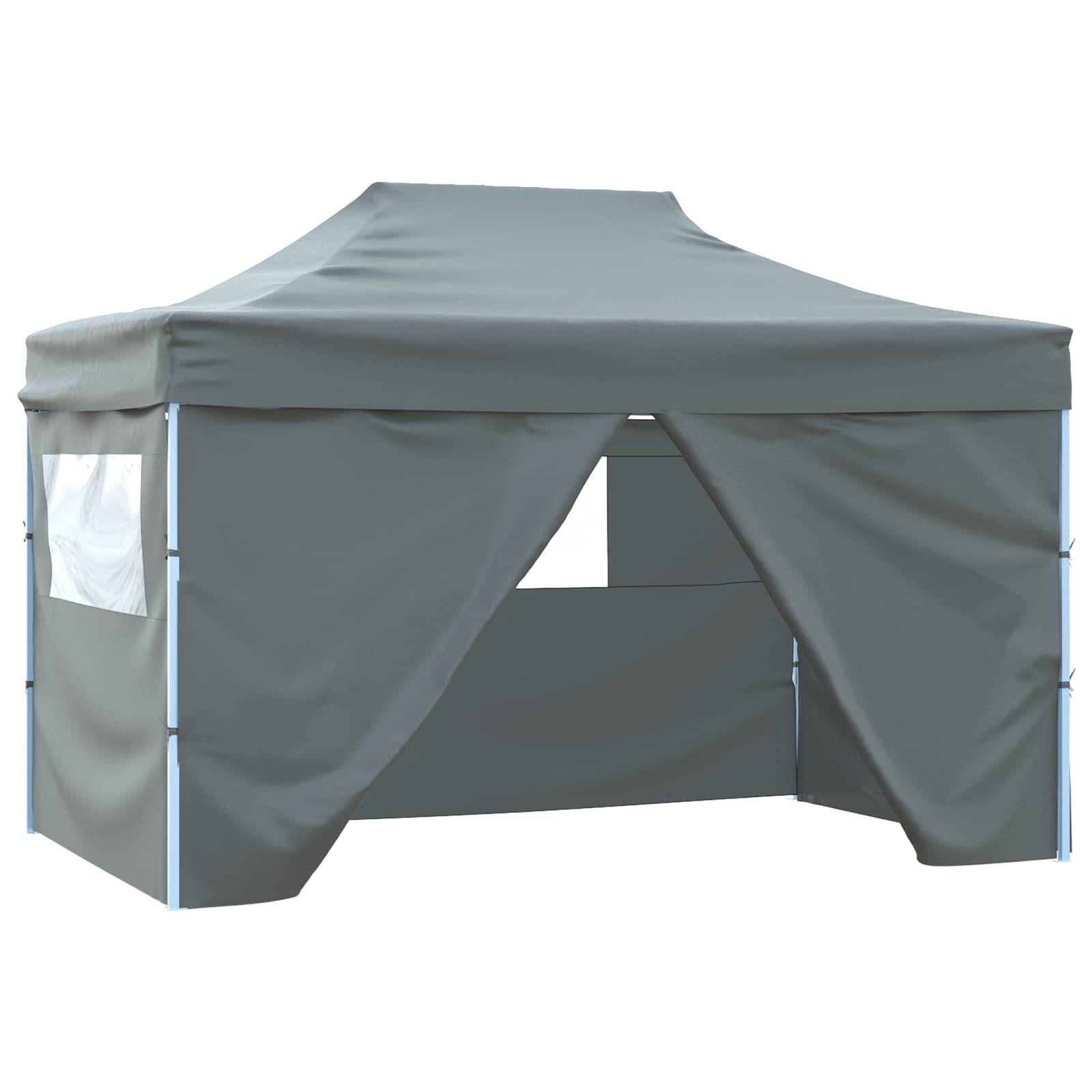 vidaXL Party-Zelt Anthrazit 280 x 410 x 315 cm Oxford-Stoff