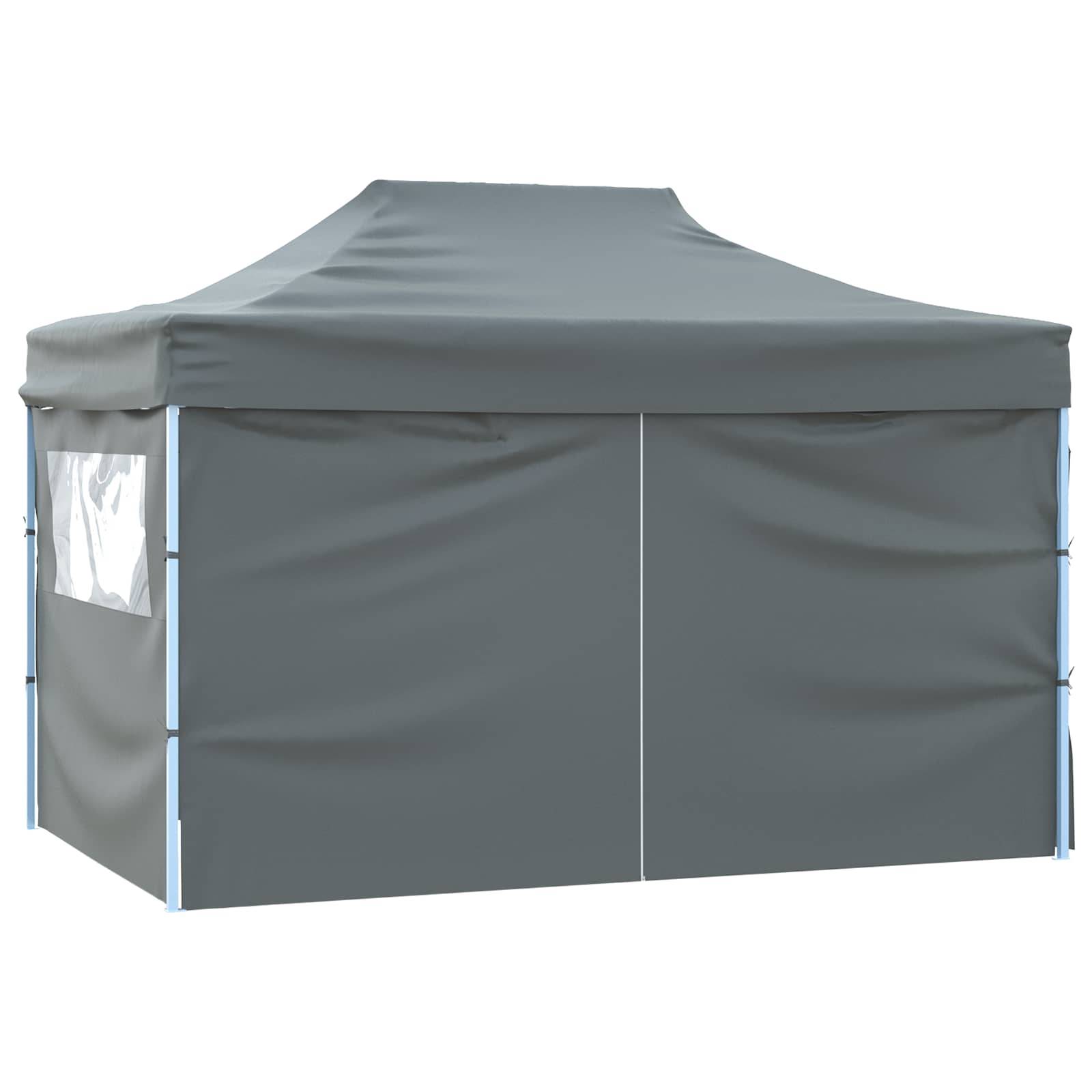 vidaXL Party-Zelt Anthrazit 280 x 410 x 315 cm Oxford-Stoff
