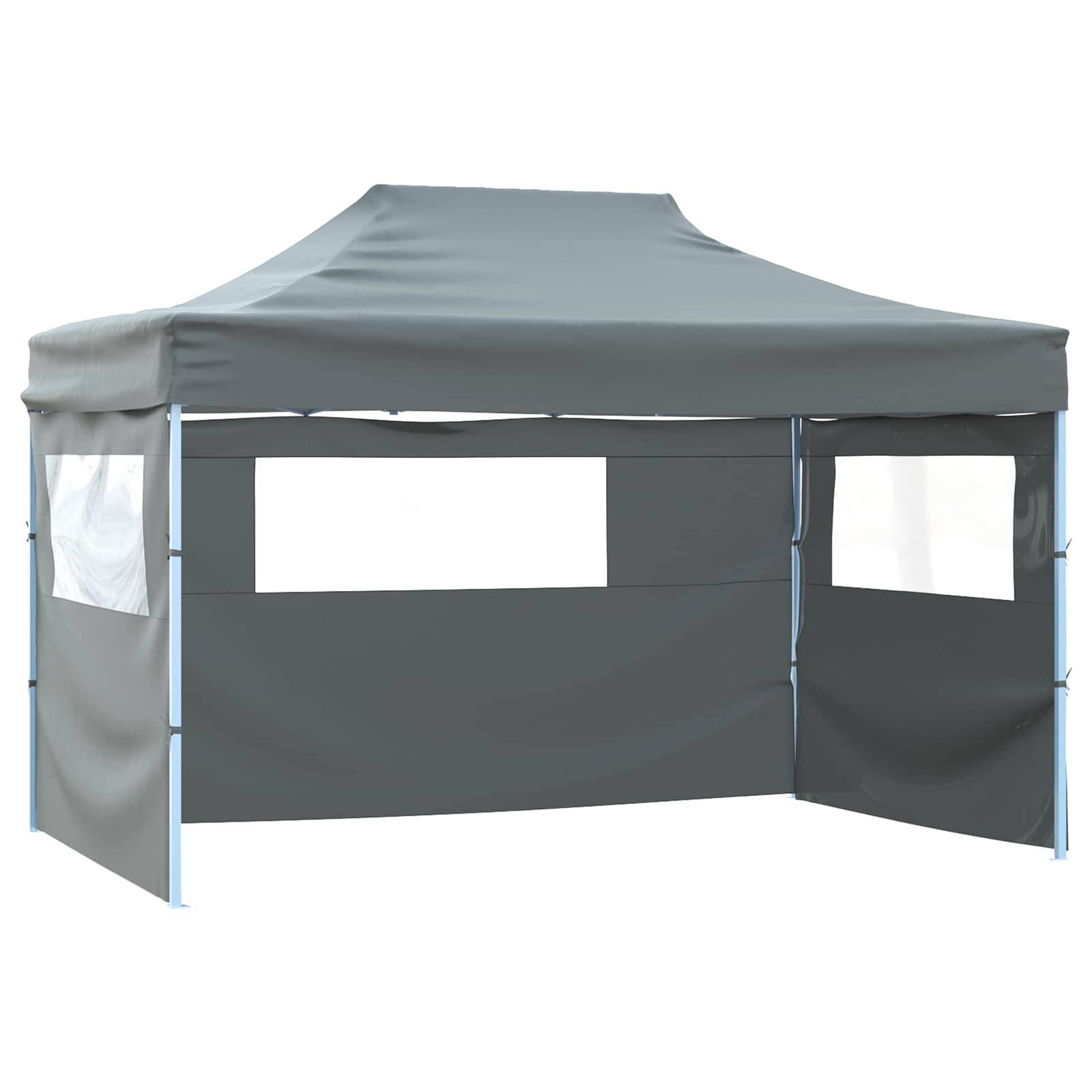 vidaXL Party-Zelt Anthrazit 280 x 410 x 315 cm Oxford-Stoff