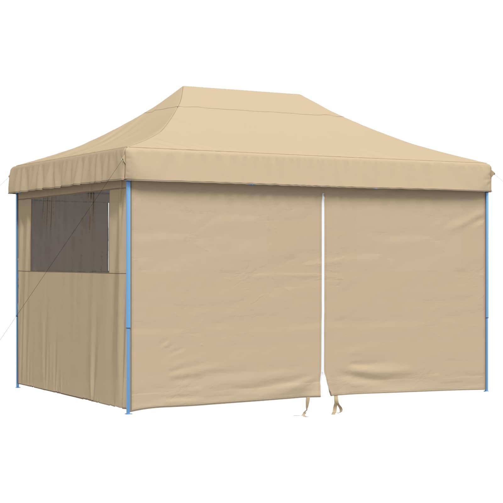 vidaXL Party-Zelt Beige 279 x 410 x 315 cm Oxford-Stoff