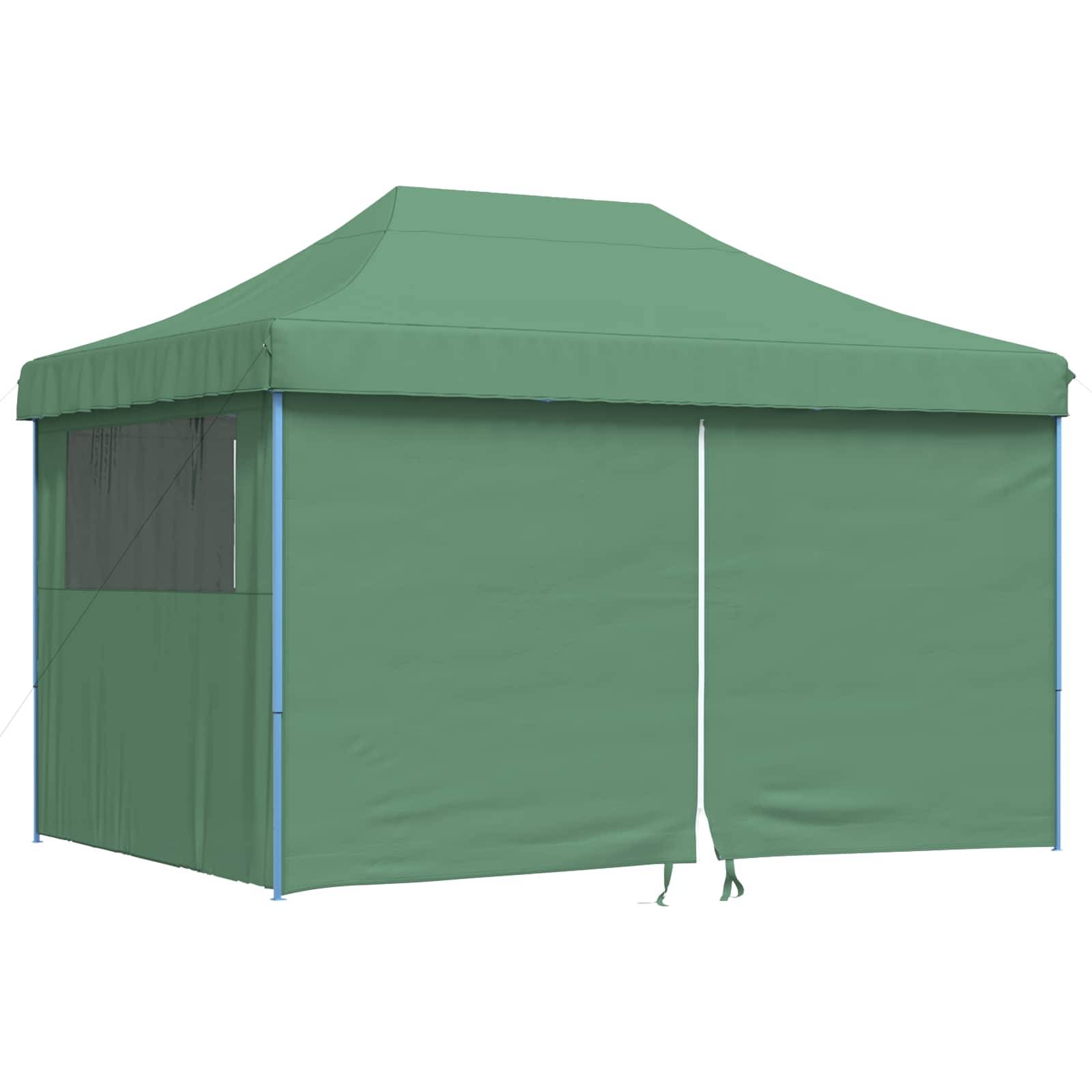 vidaXL Party-Zelt Grün 279 x 410 x 315 cm Oxford-Stoff