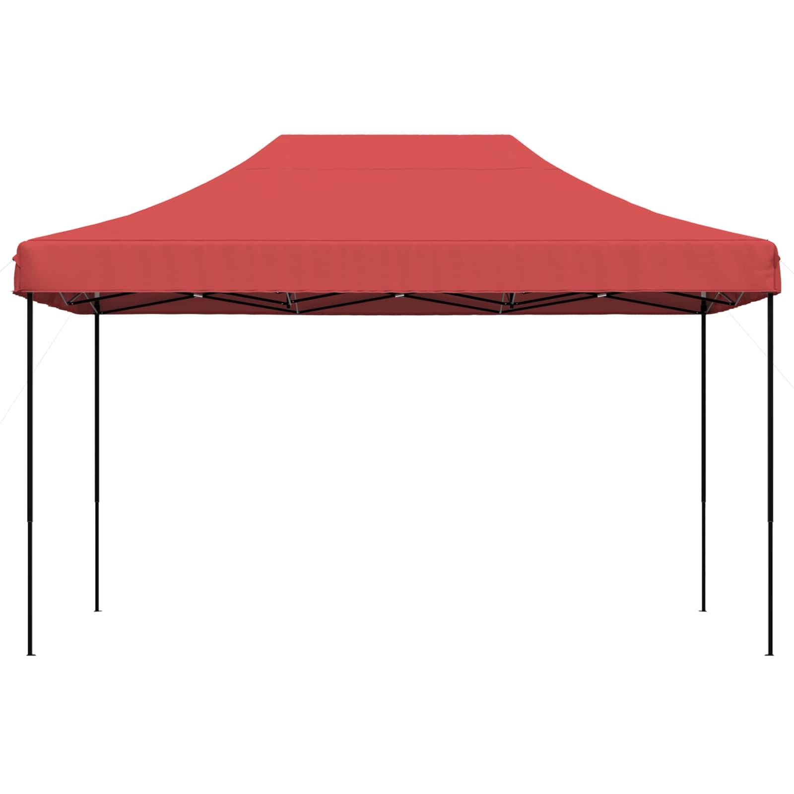 vidaXL Party-Zelt Bordeauxrot 292 x 440 x 315 cm Oxford-Stoff