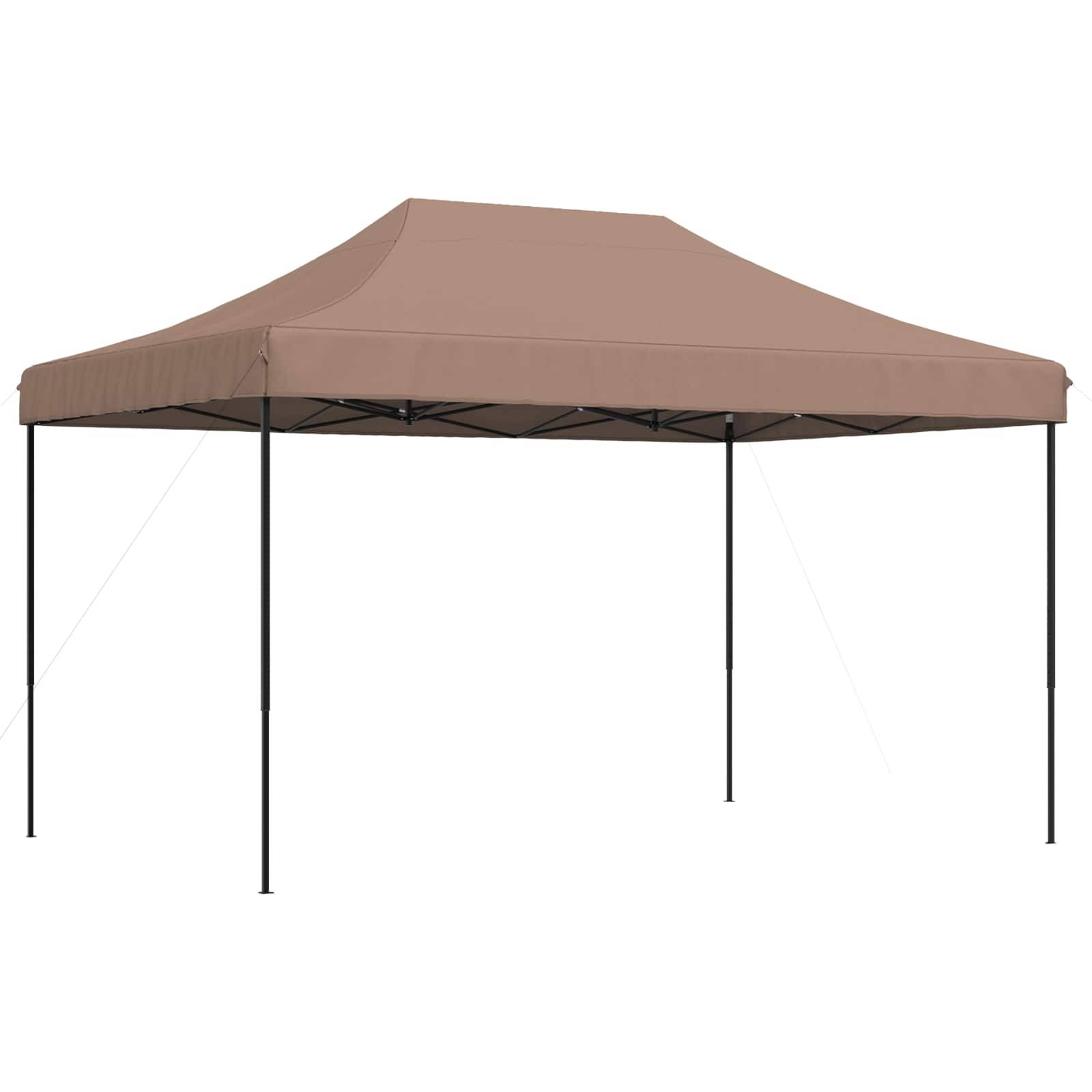 vidaXL Party-Zelt Braun 292 x 440 x 315 cm Oxford-Stoff