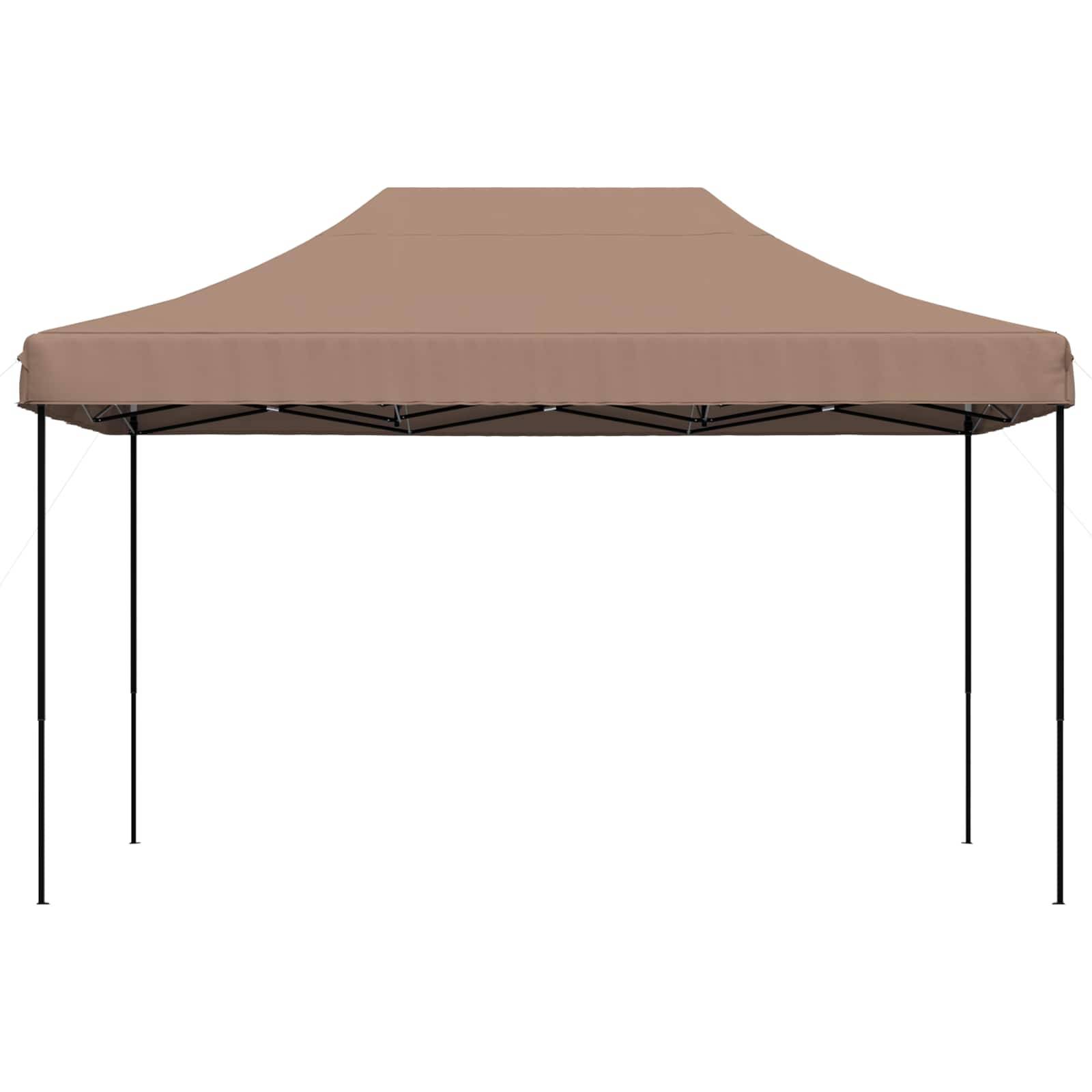 vidaXL Party-Zelt Braun 292 x 440 x 315 cm Oxford-Stoff