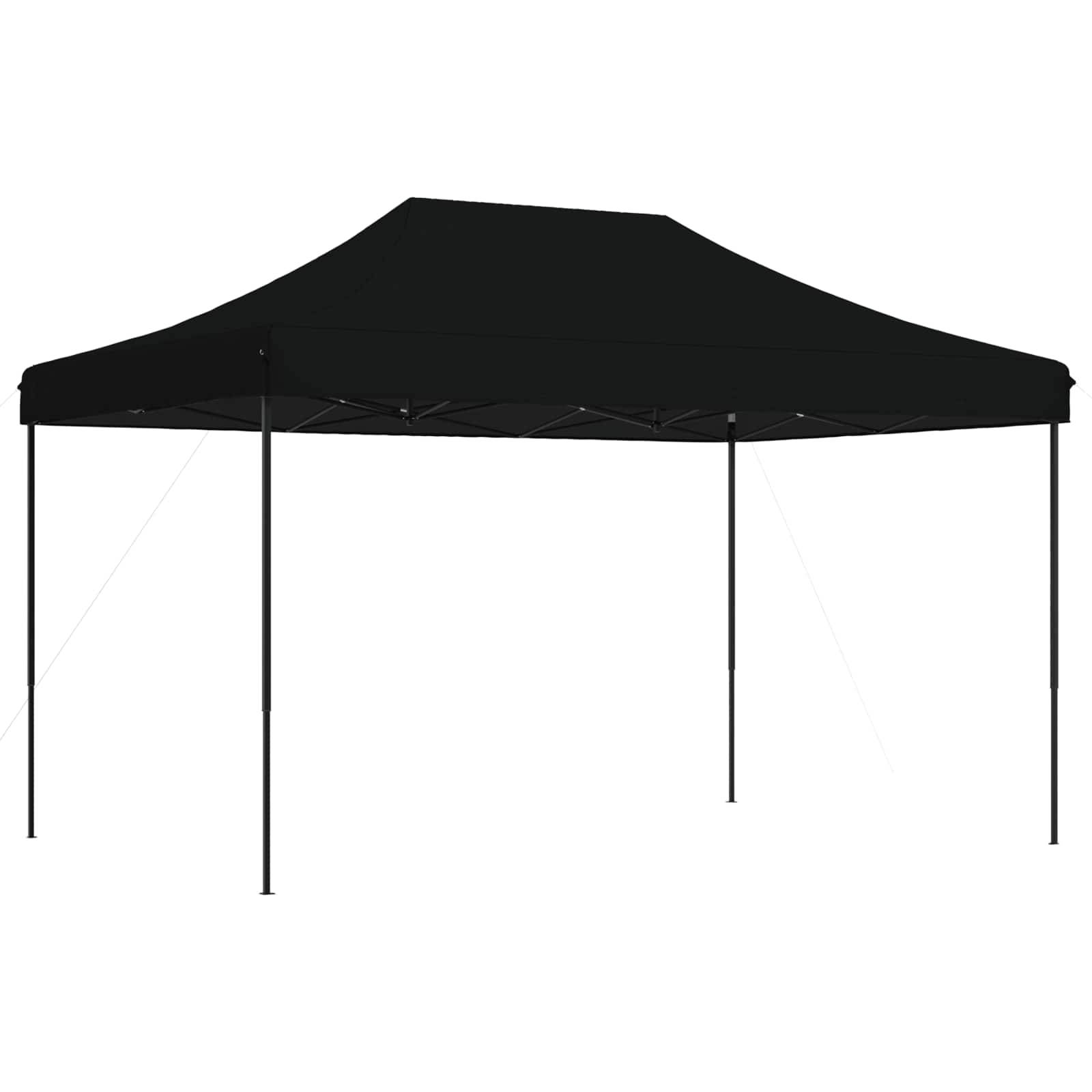 vidaXL Party-Zelt Schwarz 292 x 440 x 315 cm Oxford-Stoff