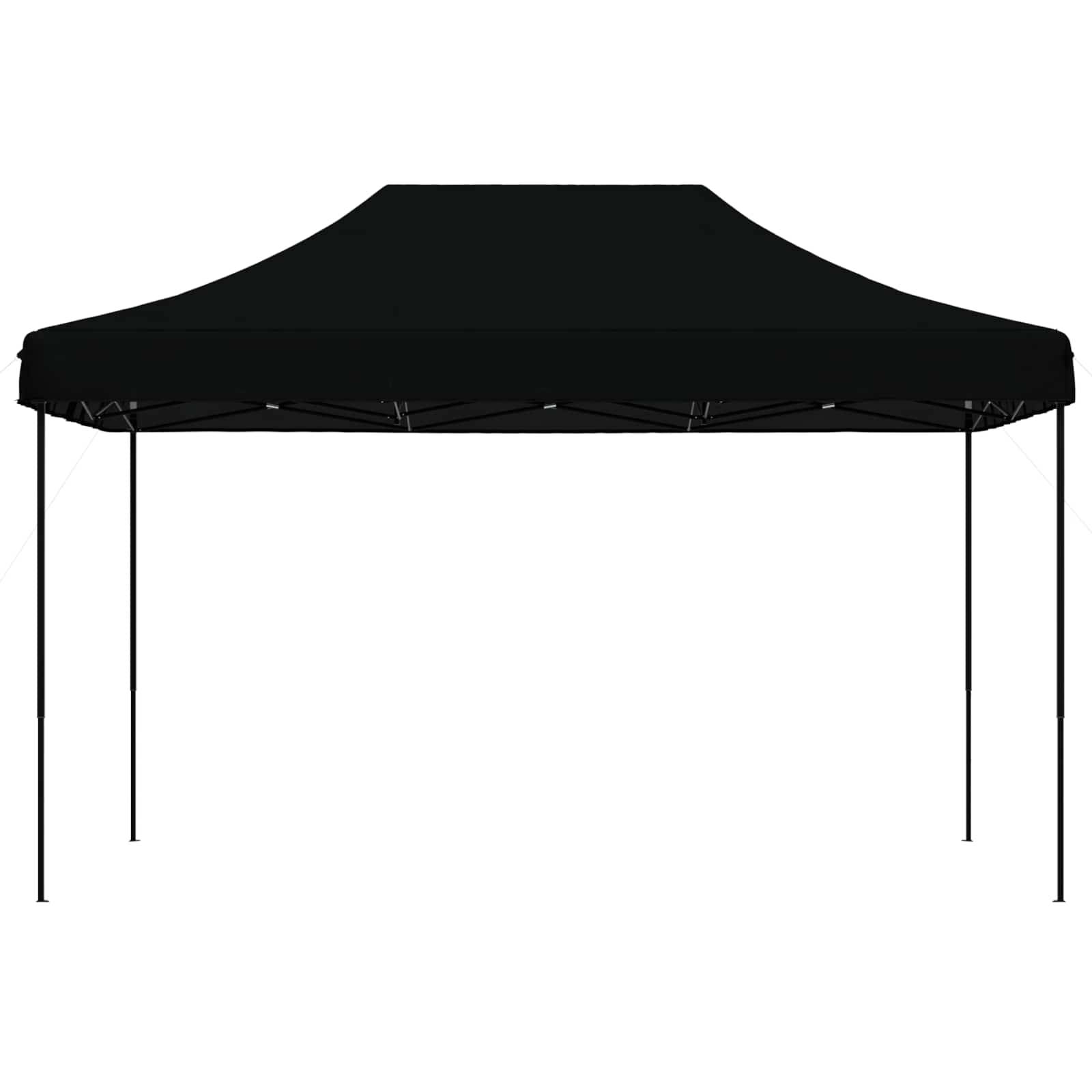 vidaXL Party-Zelt Schwarz 292 x 440 x 315 cm Oxford-Stoff