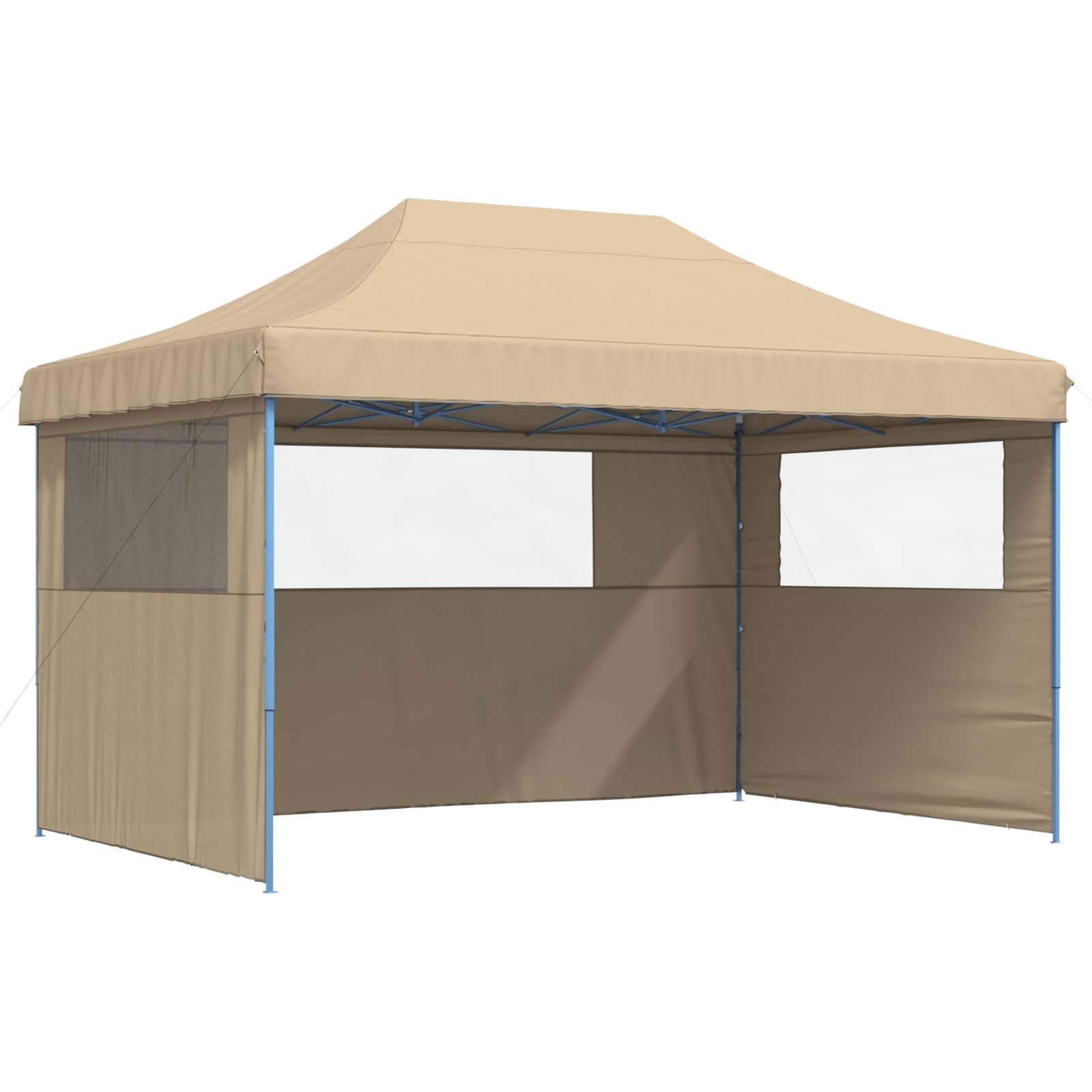 vidaXL Party-Zelt Beige 292 x 440 x 315 cm Oxford-Stoff