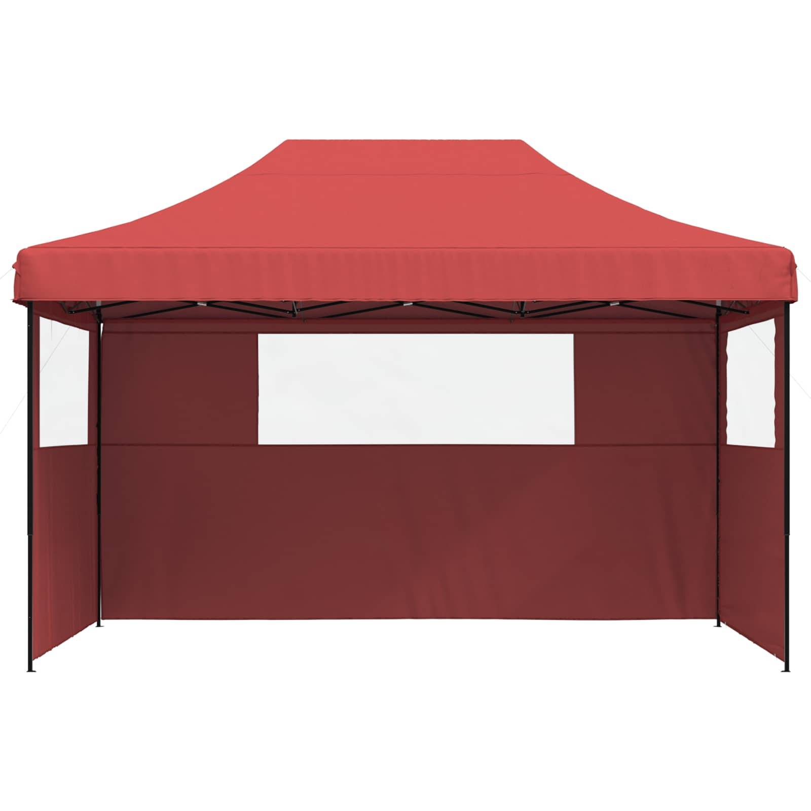 vidaXL Party-Zelt Bordeauxrot 292 x 440 x 315 cm Oxford-Stoff