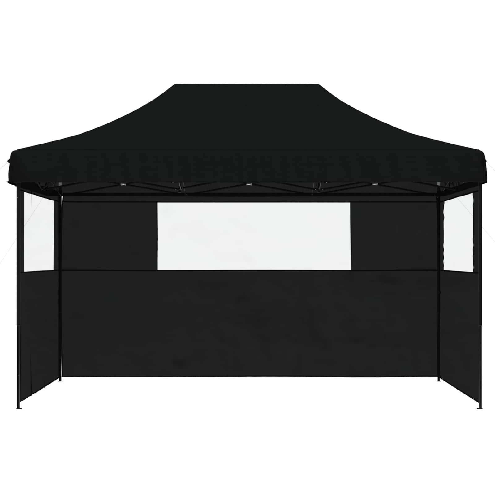 vidaXL Party-Zelt Schwarz 292 x 440 x 315 cm Oxford-Stoff