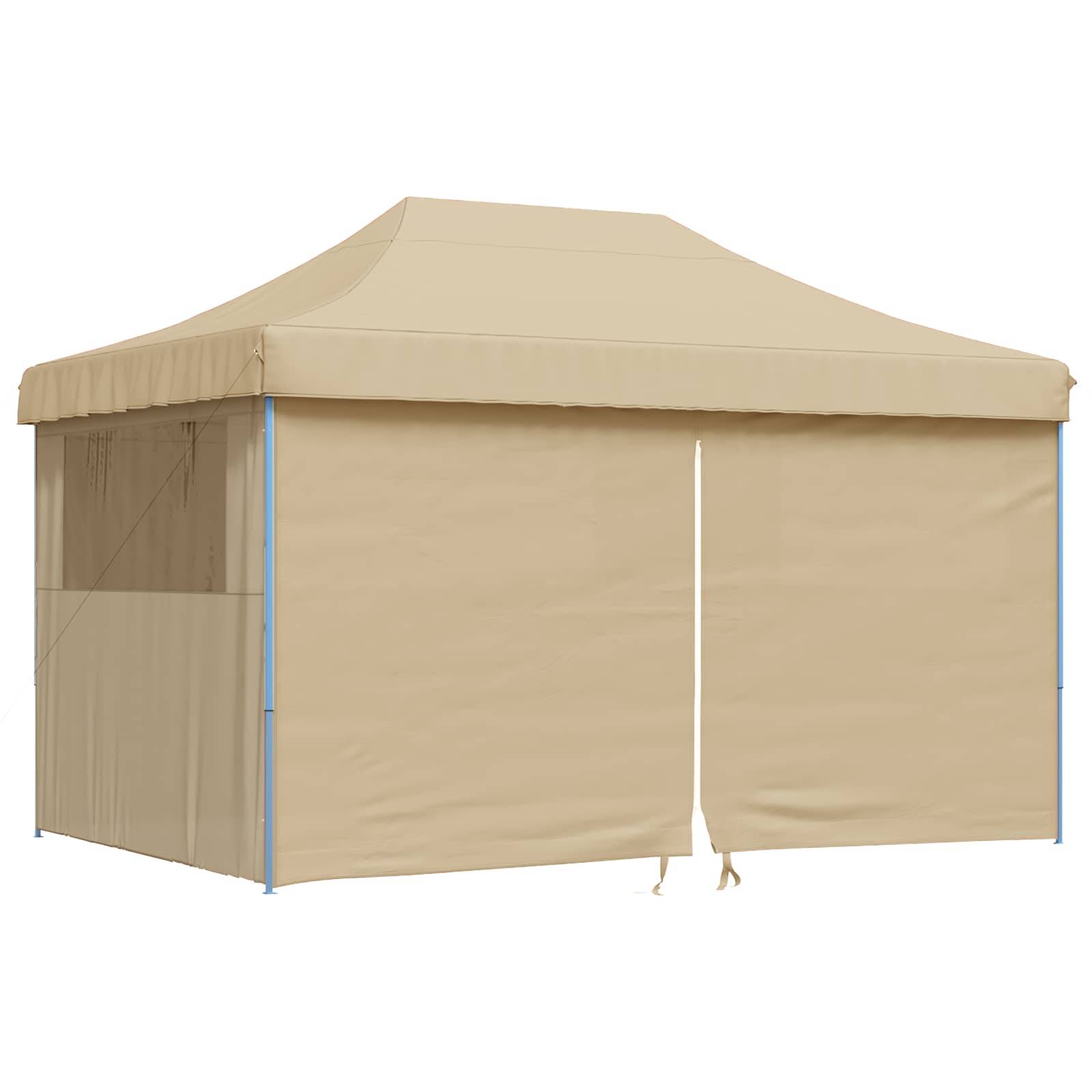 vidaXL Party-Zelt Beige 292 x 440 x 315 cm Oxford-Stoff