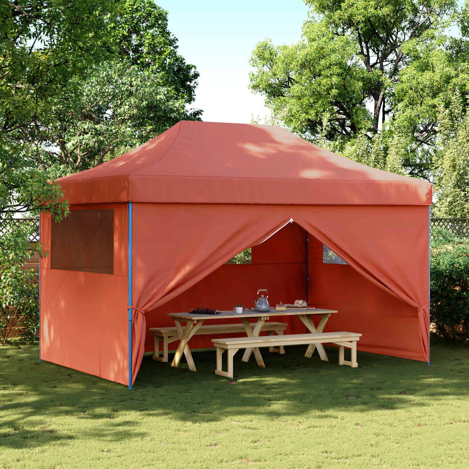 vidaXL Party-Zelt Terrakotta 292 x 440 x 315 cm Oxford-Stoff