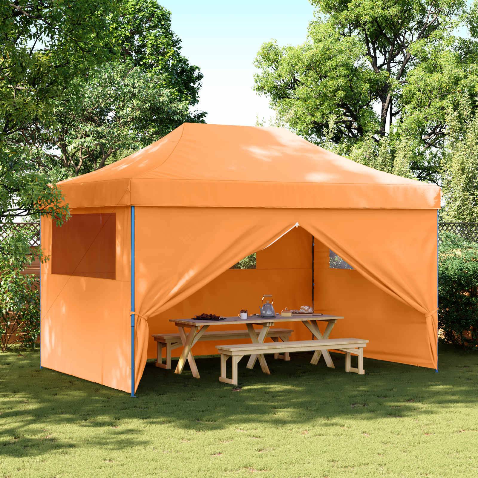 vidaXL Party-Zelt Orange 292 x 440 x 315 cm Oxford-Stoff