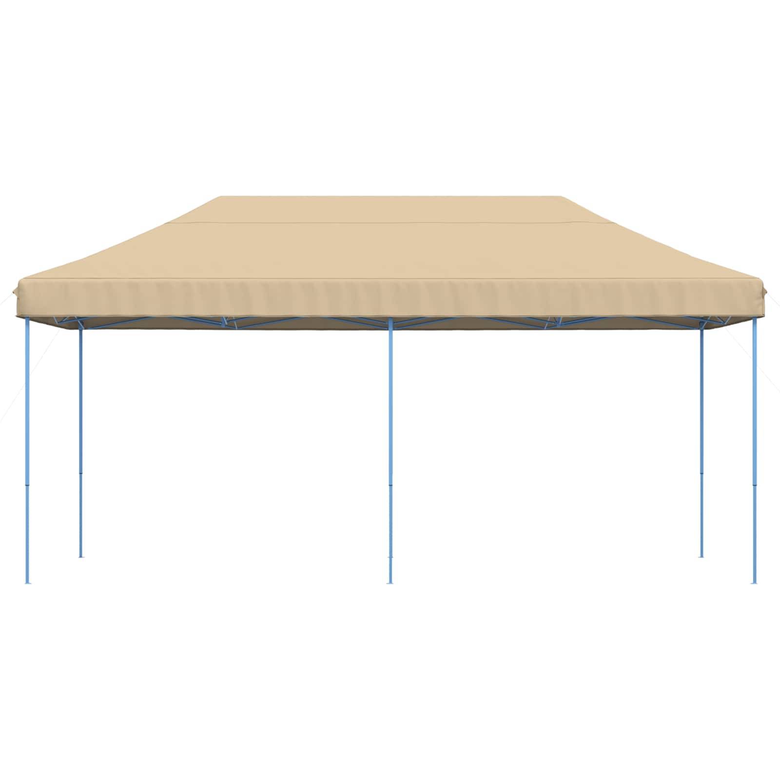 vidaXL Party-Zelt Beige 292 x 580 x 315 cm Oxford-Stoff