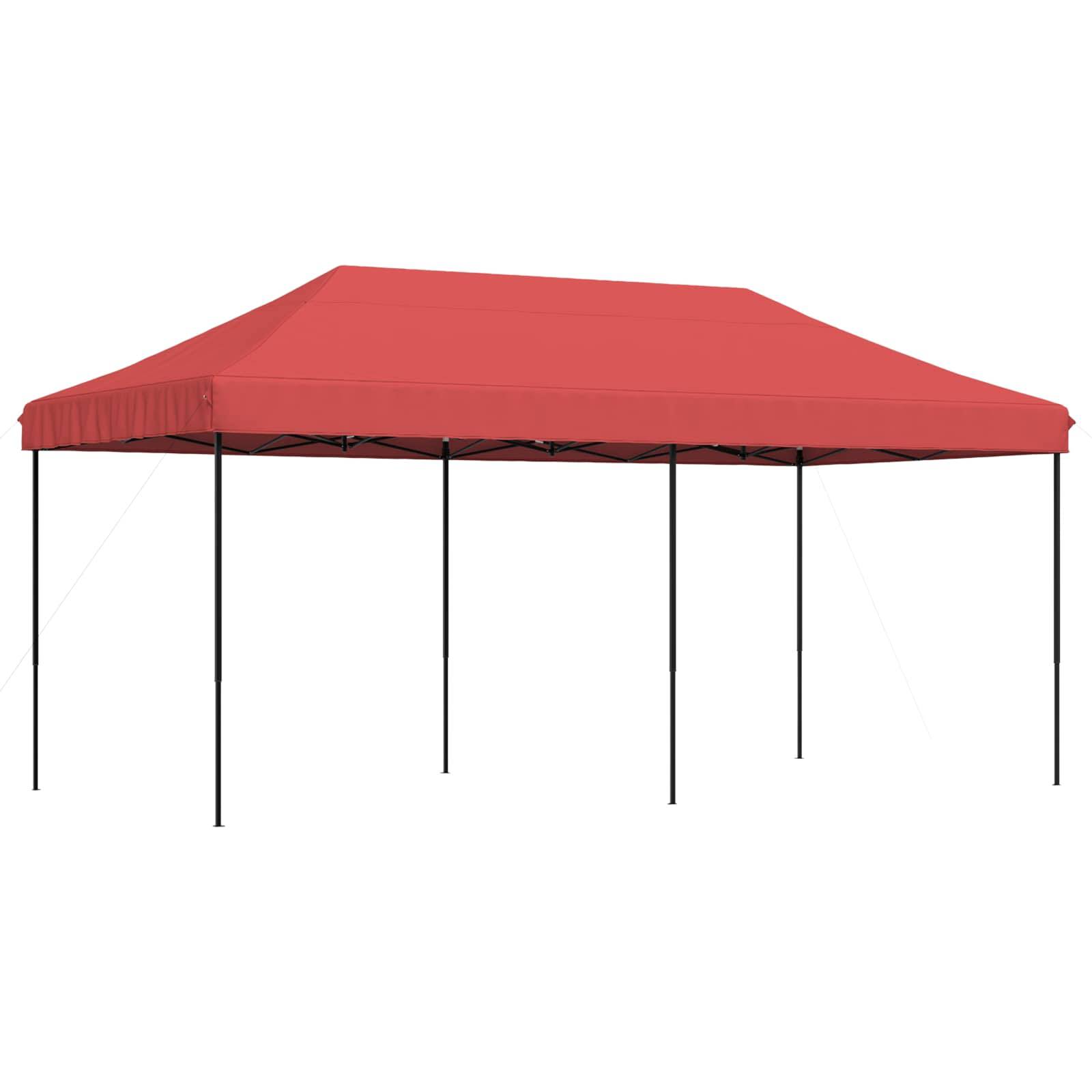 vidaXL Party-Zelt Bordeauxrot 292 x 580 x 315 cm Oxford-Stoff
