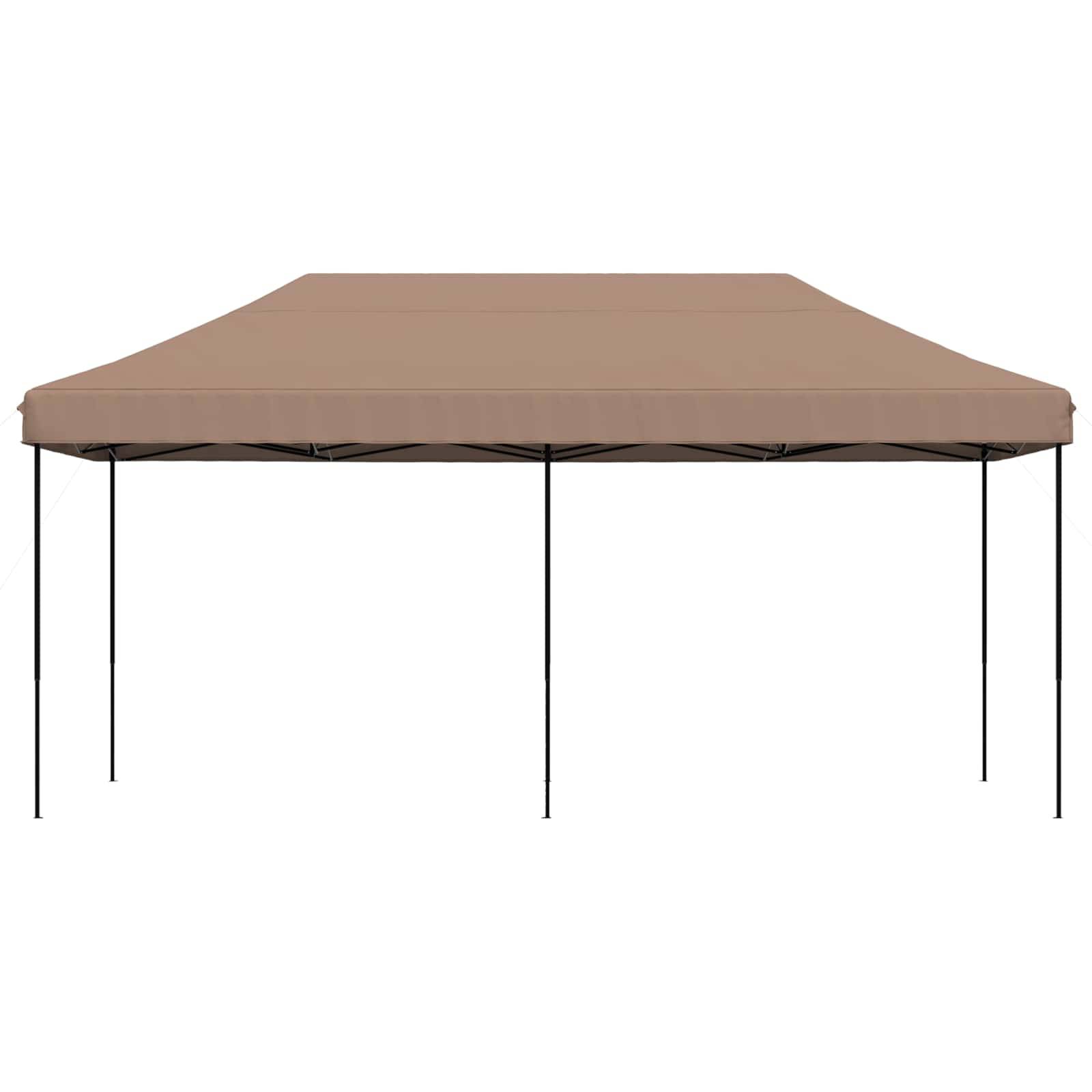vidaXL Party-Zelt Braun 292 x 580 x 315 cm Oxford-Stoff