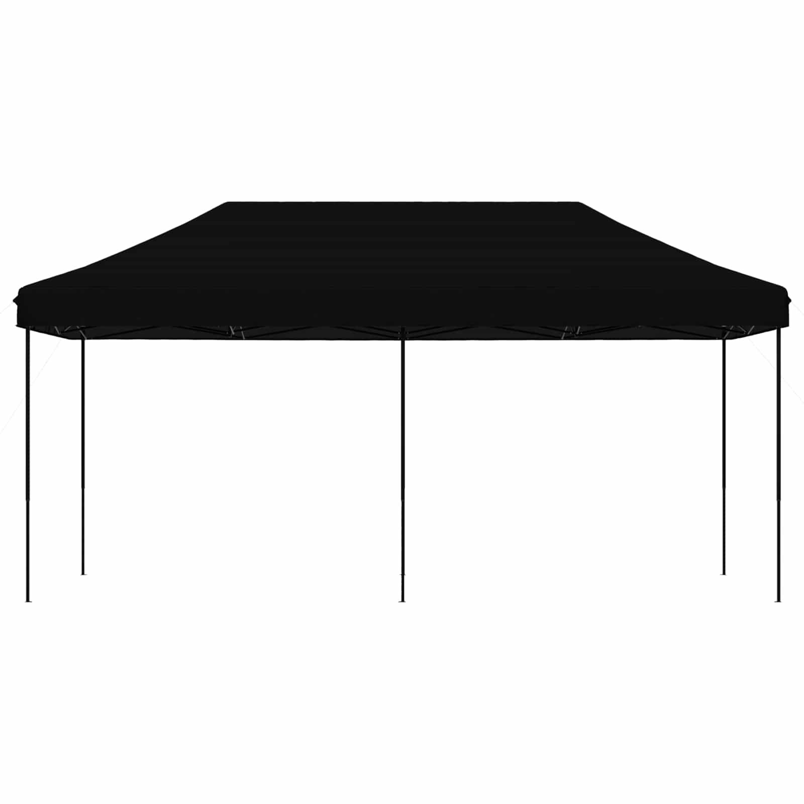 vidaXL Party-Zelt Schwarz 292 x 580 x 315 cm Oxford-Stoff