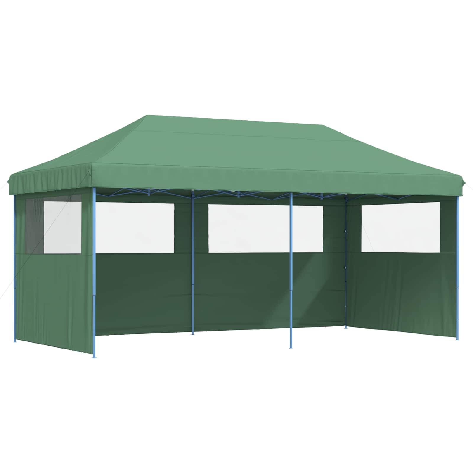 vidaXL Party-Zelt Grün 292 x 580 x 315 cm Oxford-Stoff