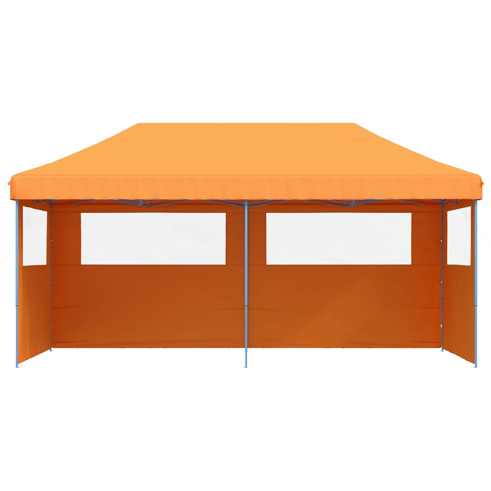 vidaXL Party-Zelt Orange 292 x 580 x 315 cm Oxford-Stoff