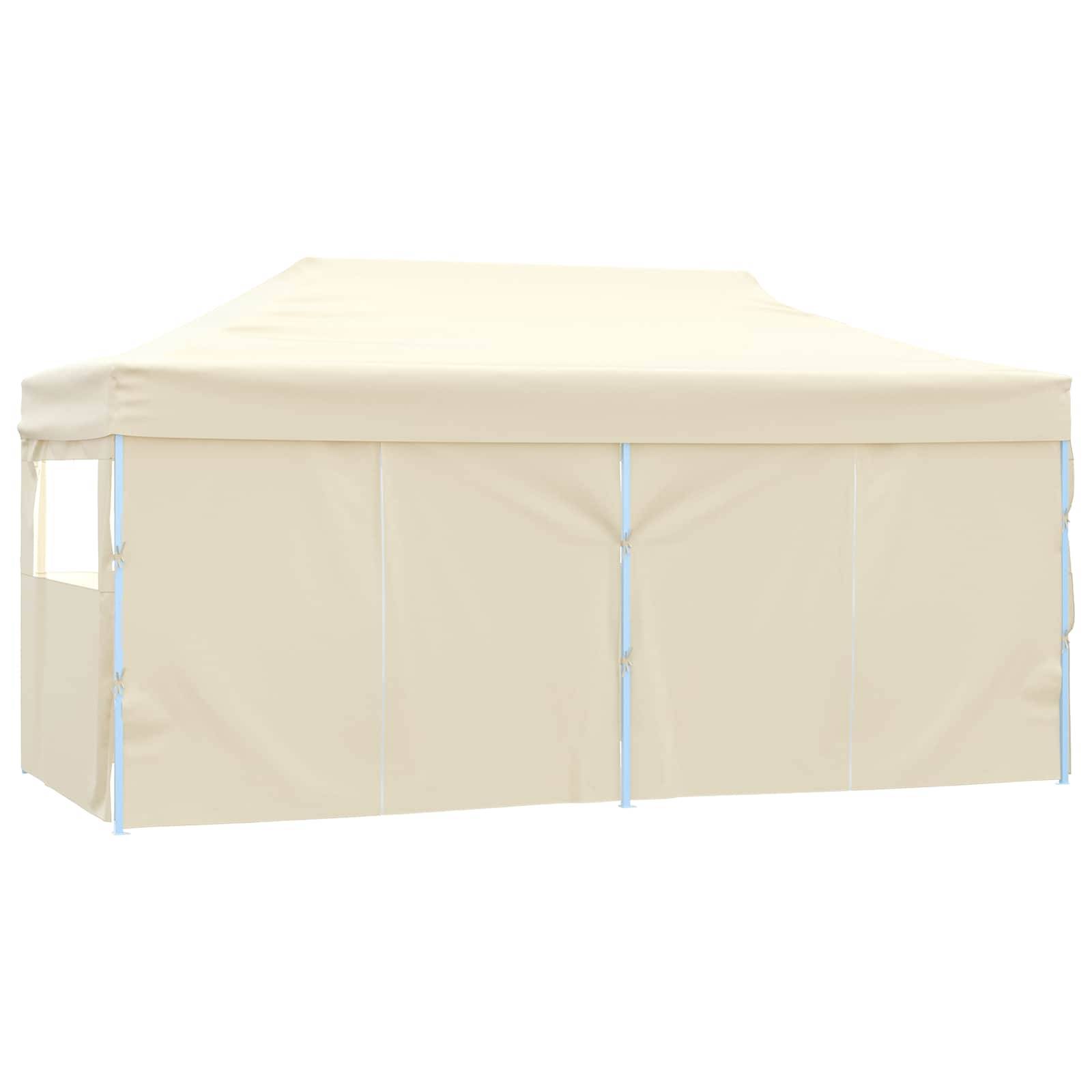 vidaXL Party-Zelt Creme 291 x 580 x 315 cm Oxford-Stoff