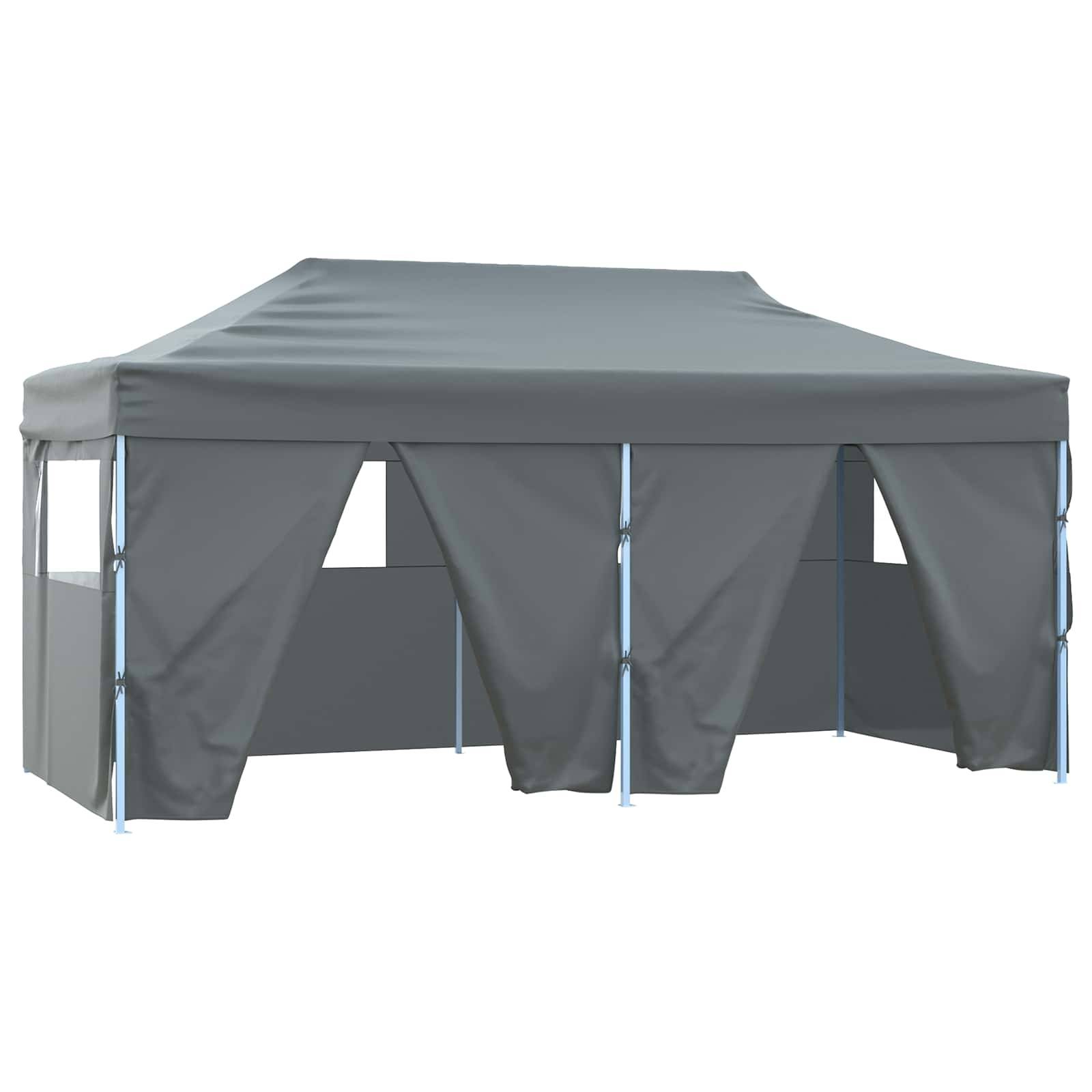 vidaXL Party-Zelt Anthrazit 291 x 580 x 315 cm Oxford-Stoff