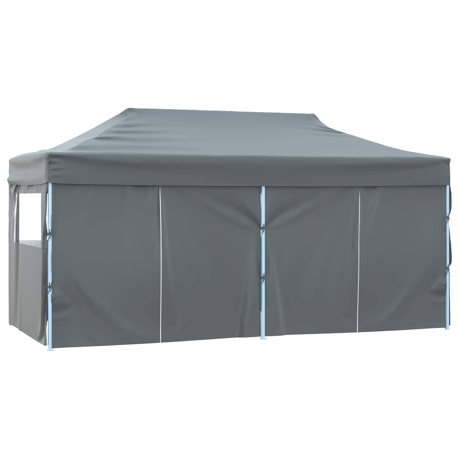 vidaXL Party-Zelt Anthrazit 291 x 580 x 315 cm Oxford-Stoff