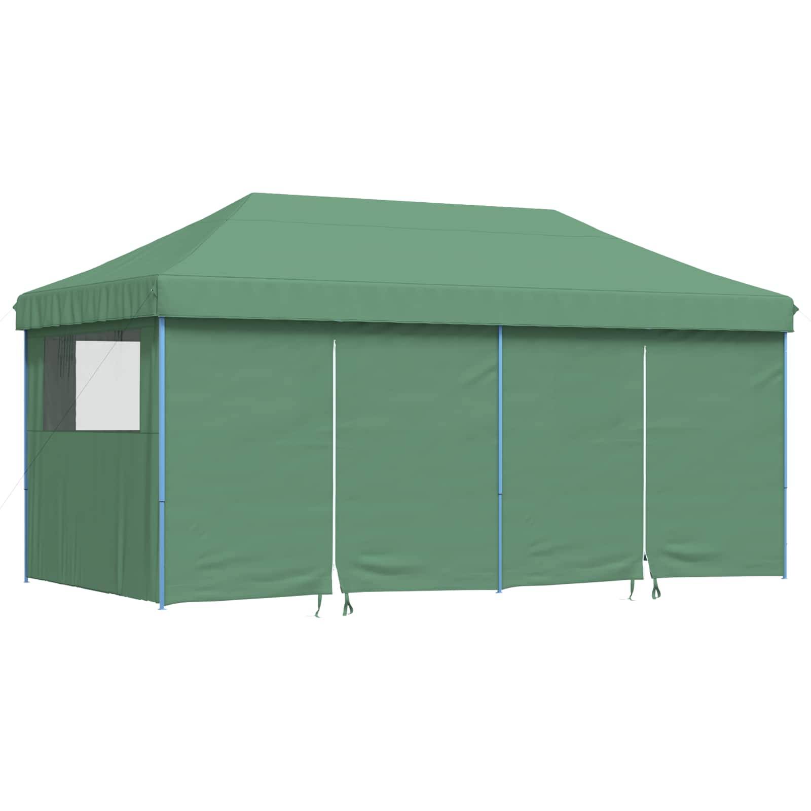 vidaXL Party-Zelt Grün 292 x 580 x 315 cm Oxford-Stoff