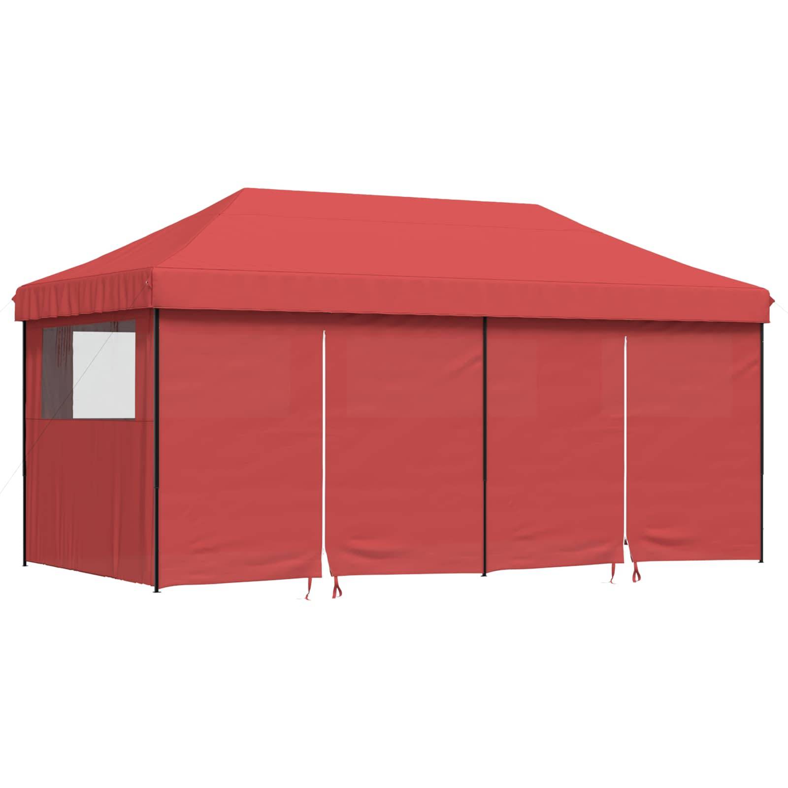 vidaXL Party-Zelt Bordeauxrot 292 x 580 x 315 cm Oxford-Stoff