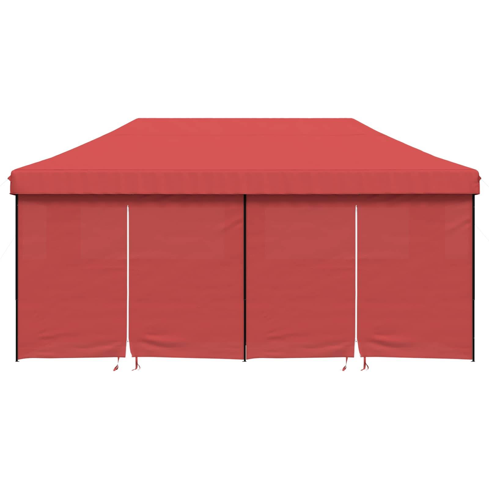 vidaXL Party-Zelt Bordeauxrot 292 x 580 x 315 cm Oxford-Stoff