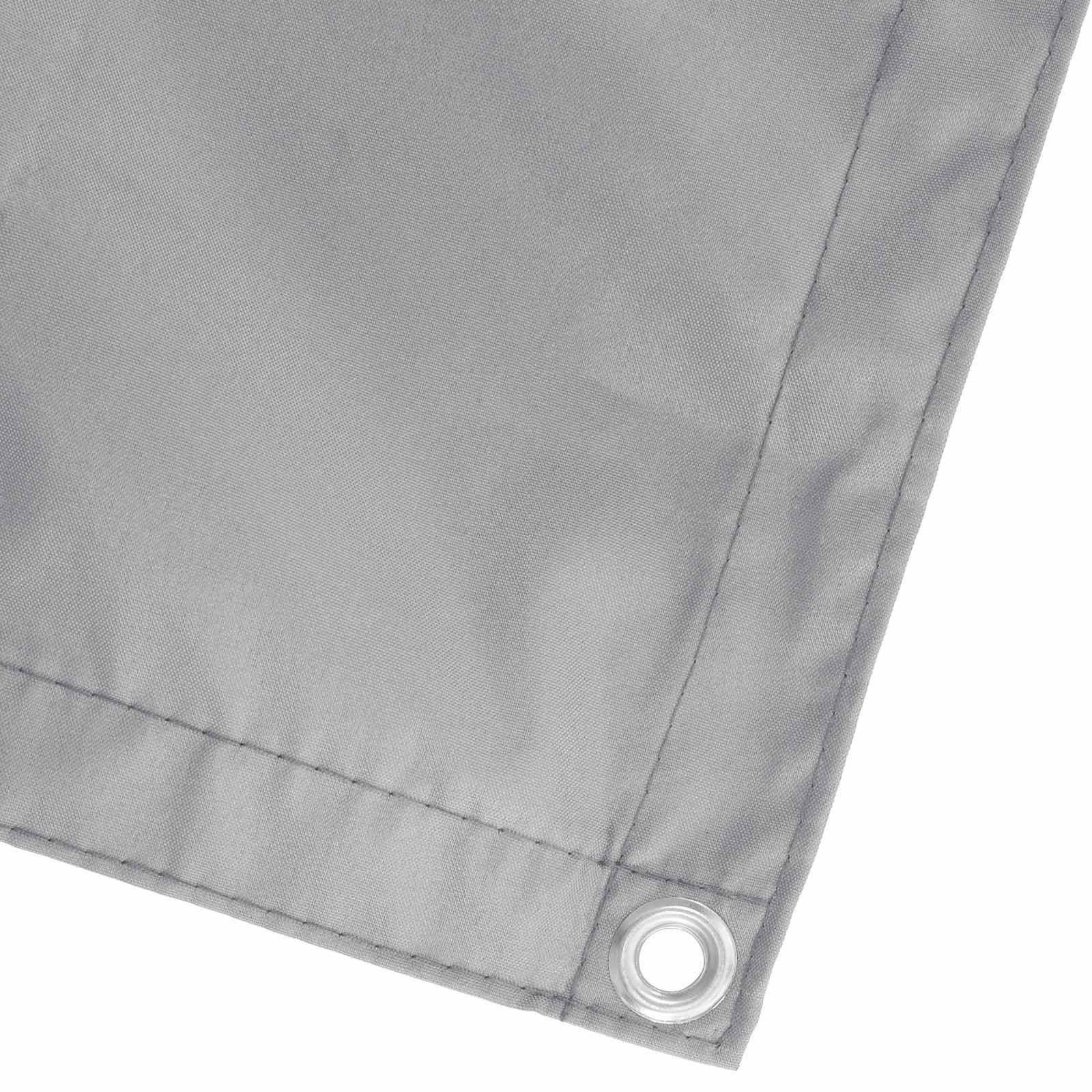 vidaXL Balkonsichtschutz Hellgrau 110 x 600 cm Oxford-Stoff