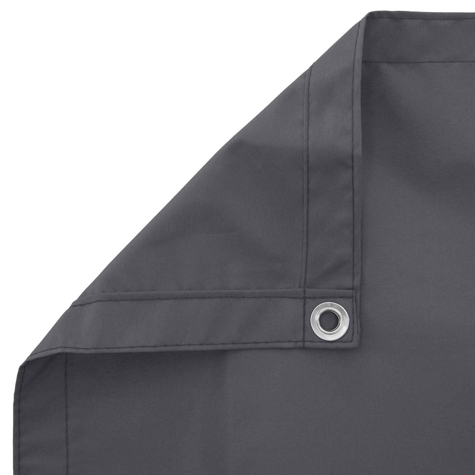 vidaXL Balkonsichtschutz Anthrazit 110 x 200 cm Oxford-Stoff