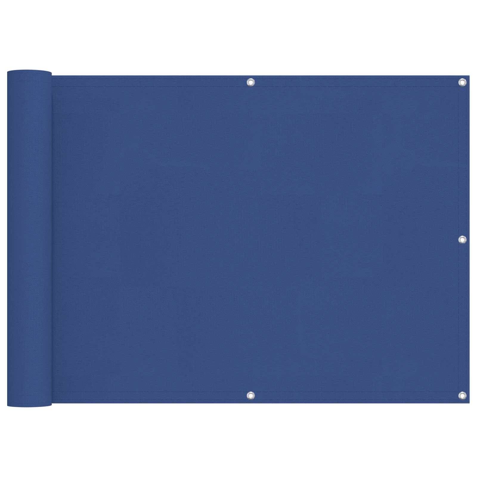 vidaXL Balkonsichtschutz Blau 75 x 200 cm