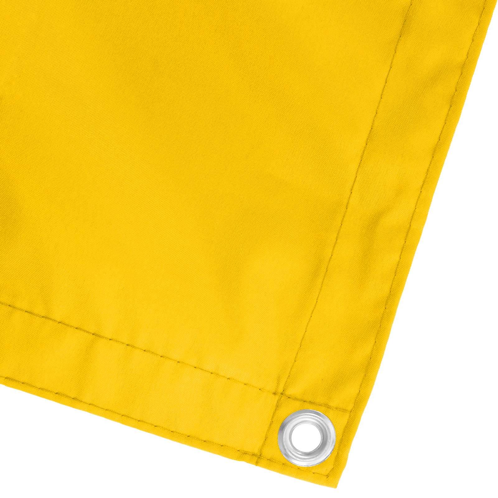 vidaXL Balkonsichtschutz Gelb 100 x 200 cm Oxford-Stoff