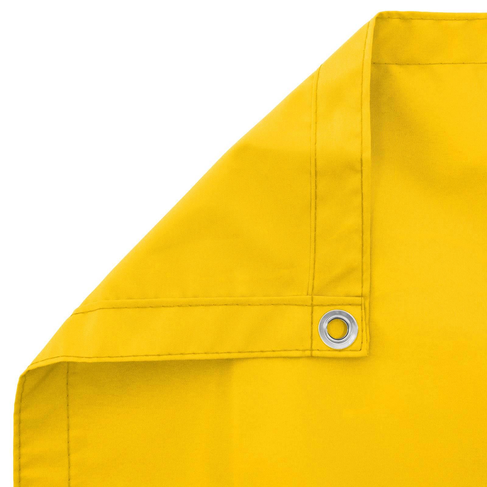 vidaXL Balkonsichtschutz Gelb 100 x 400 cm Oxford-Stoff